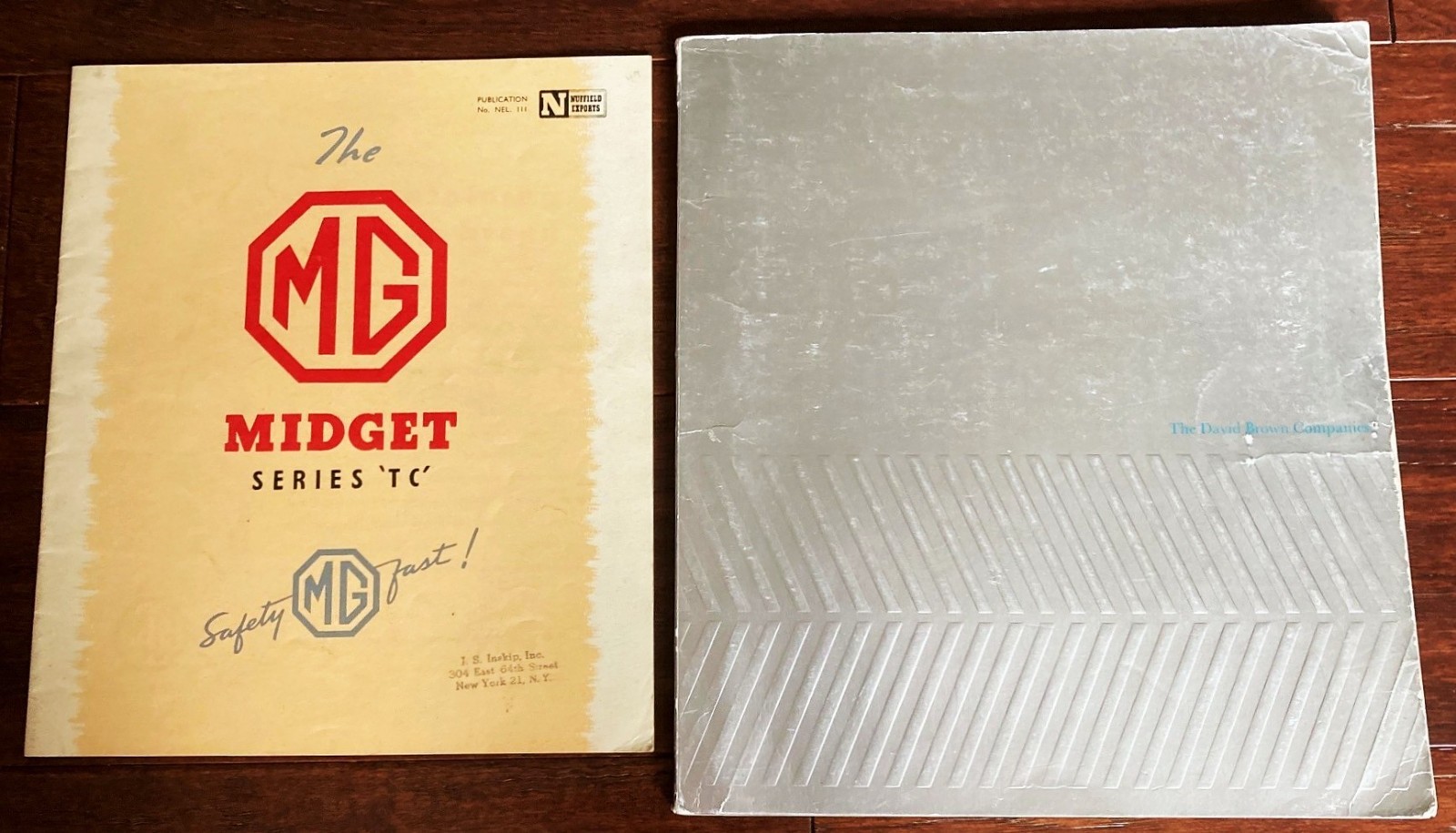 THE DAVID BROWN COMPANIES Corporate Book & 1948 MG TC Brochure