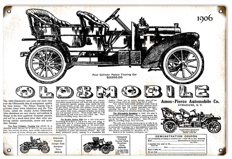 1906 OLDSMOBILE PALACE TOURING CAR 18