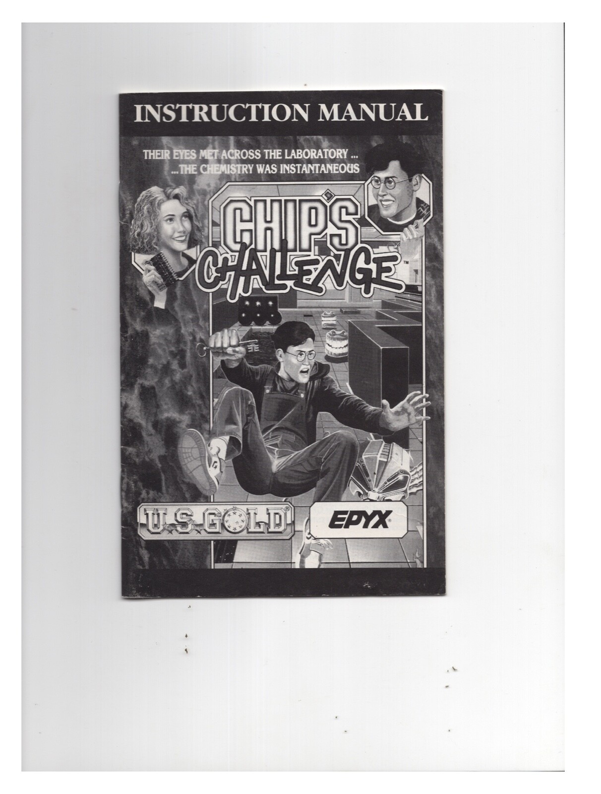 Chips Challenge Amiga Atari ST MANUAL ONLY Authentic