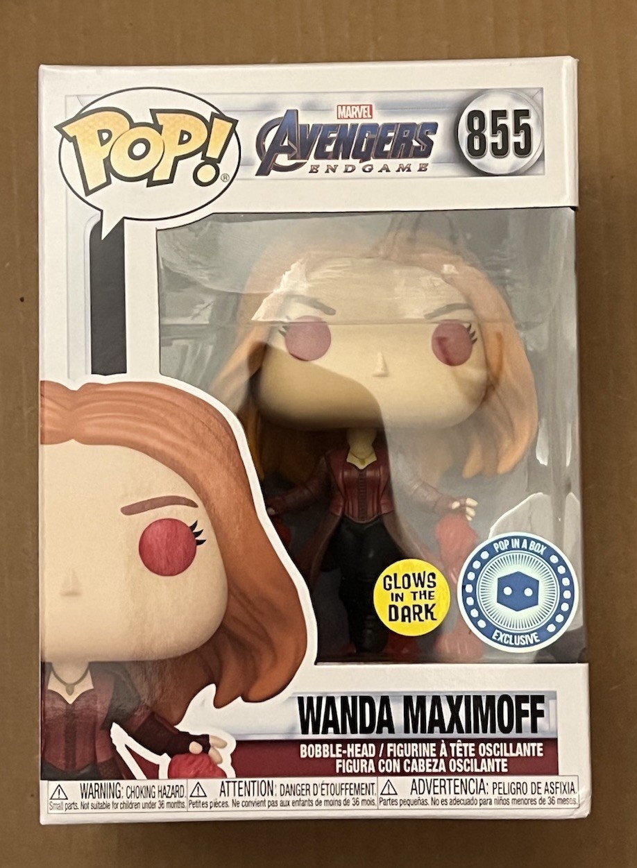 Funko Pop Marvel MCU Avengers Wanda Maximoff #855 Glows SE