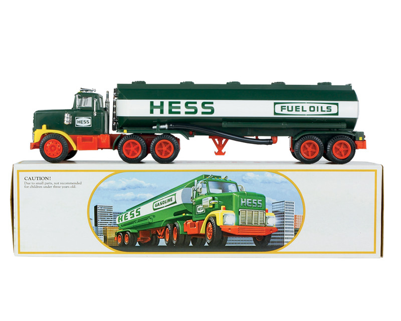Vintage 1984 Hess Toy Truck Tanker Bank Working Lights Original Packaging