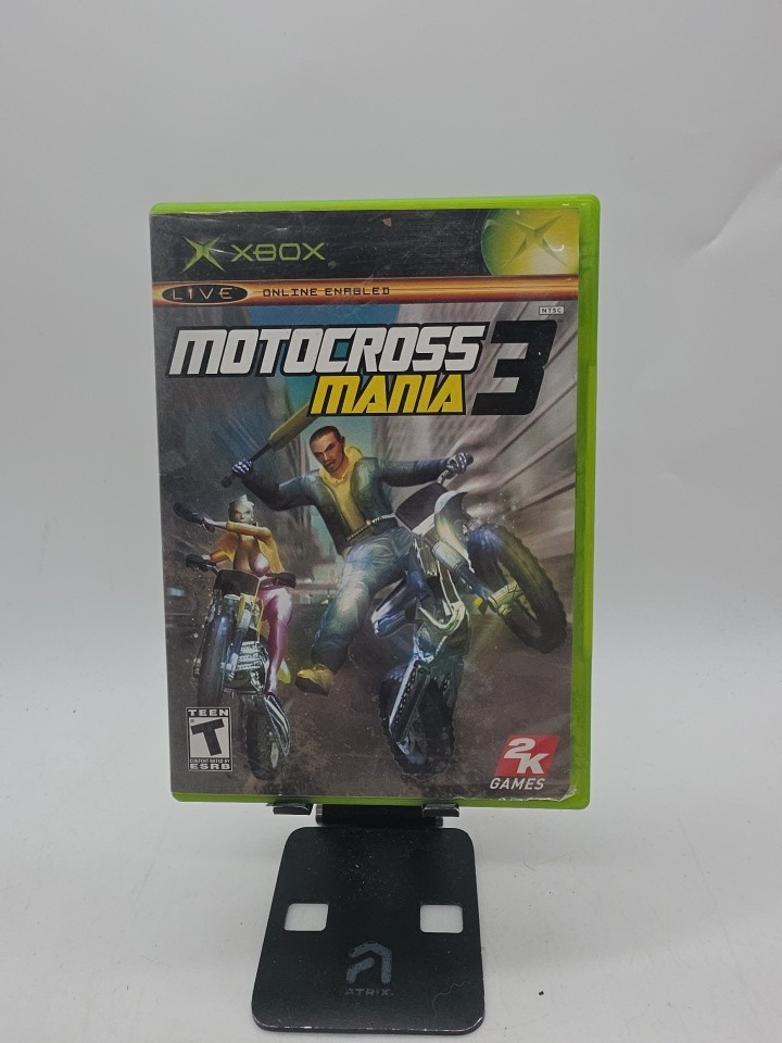 MOTOCROSS MANIA 3 Black Label 2005 Original Xbox Cib Complete Mint Tested 