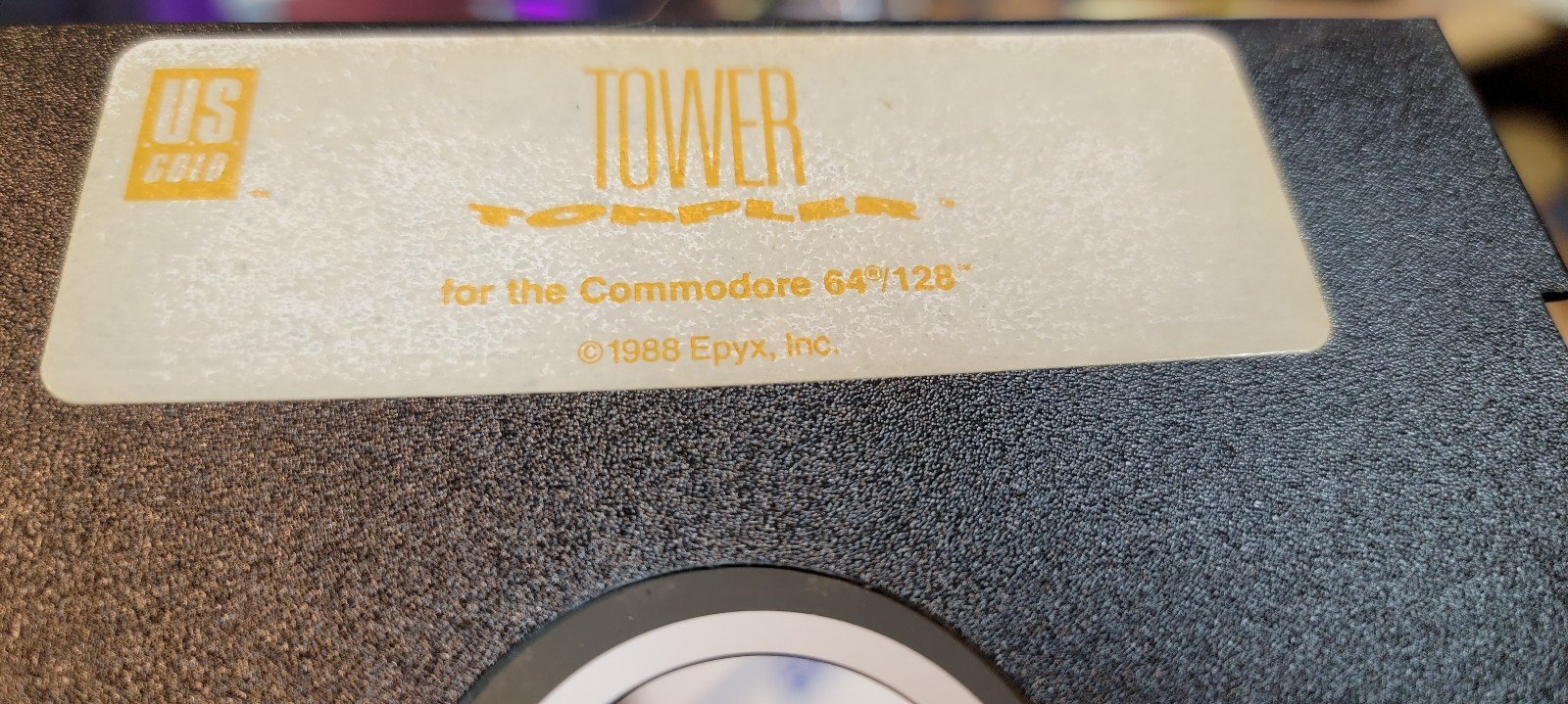 Vintage Rare 1988 Commodore 64 Game – Tower Toppler by Epyx (aka Nebulus )