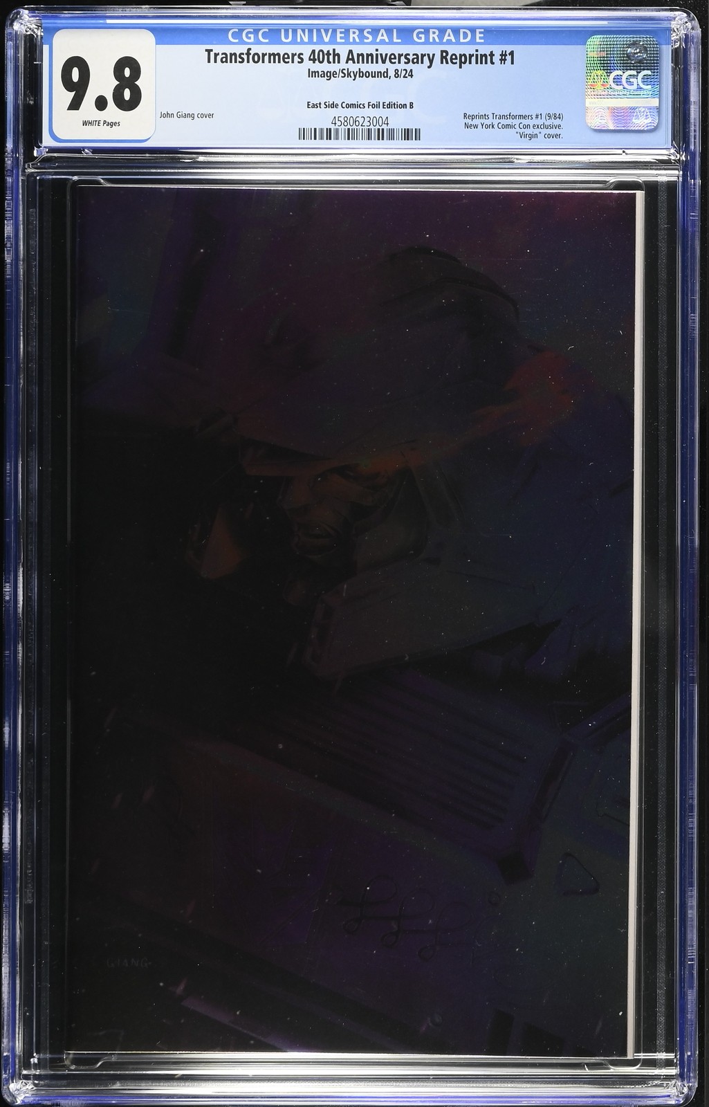 Transformers 40th Anniversary Edition #1 CGC 9.8 Image Comics John Giang 2024