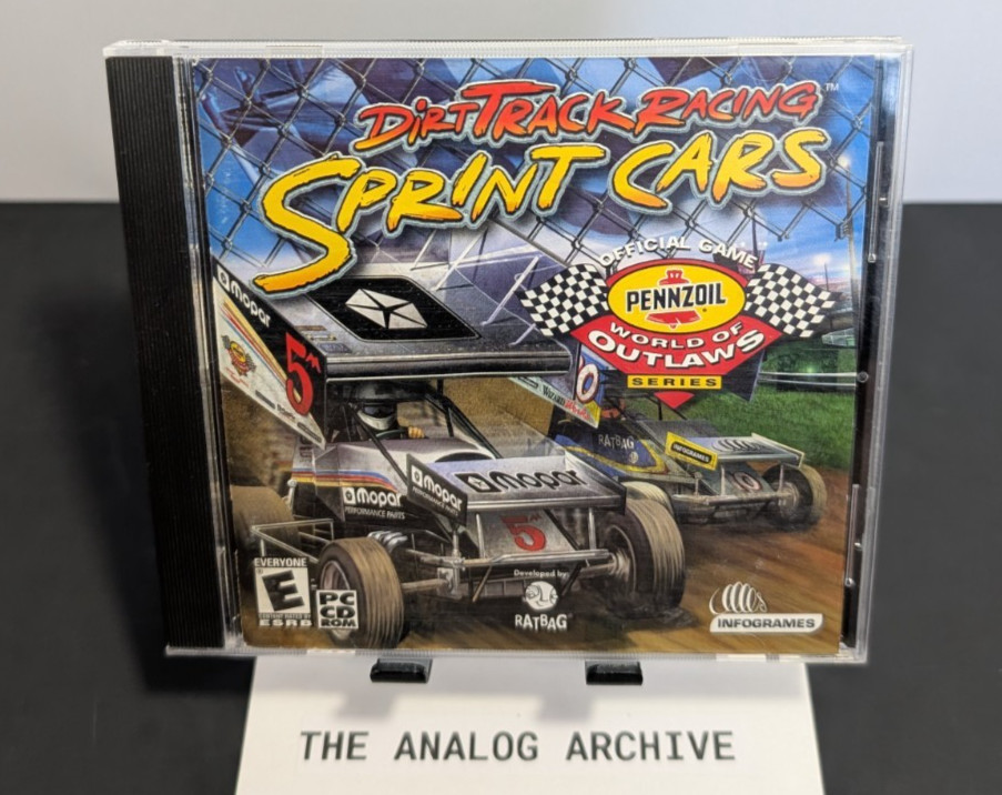 Dirt Track Racing: Sprint Cars - PC CD-ROM - CIB
