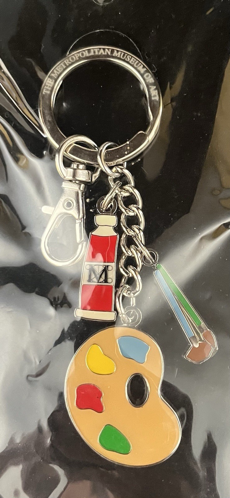 MMA Metropolitan Museum of Art Keychain Artist Painter Tools Chunky Charms NIB