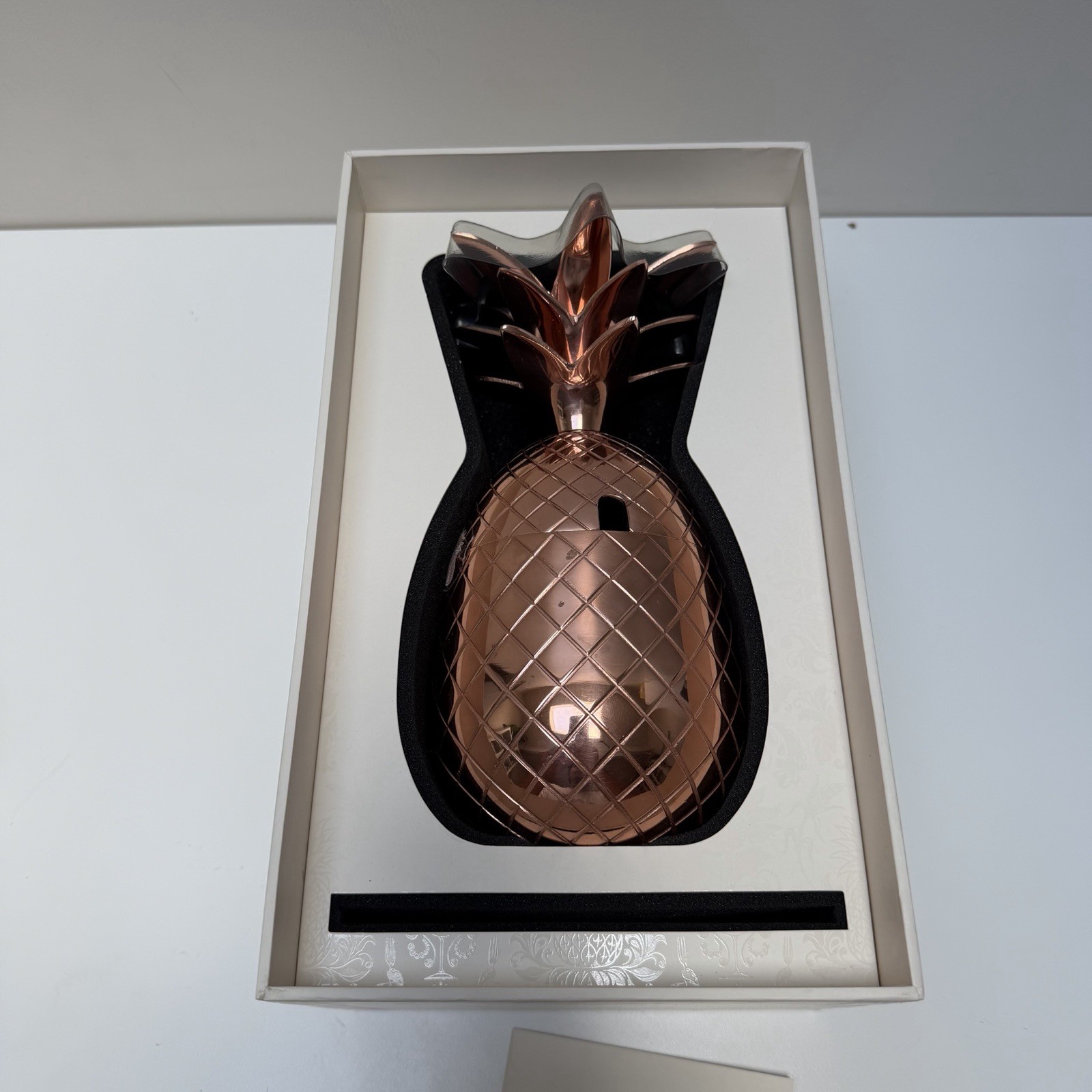 Absolut Elyx Copper Pineapple of Hospitality Cocktail Cup in Box New Open Box