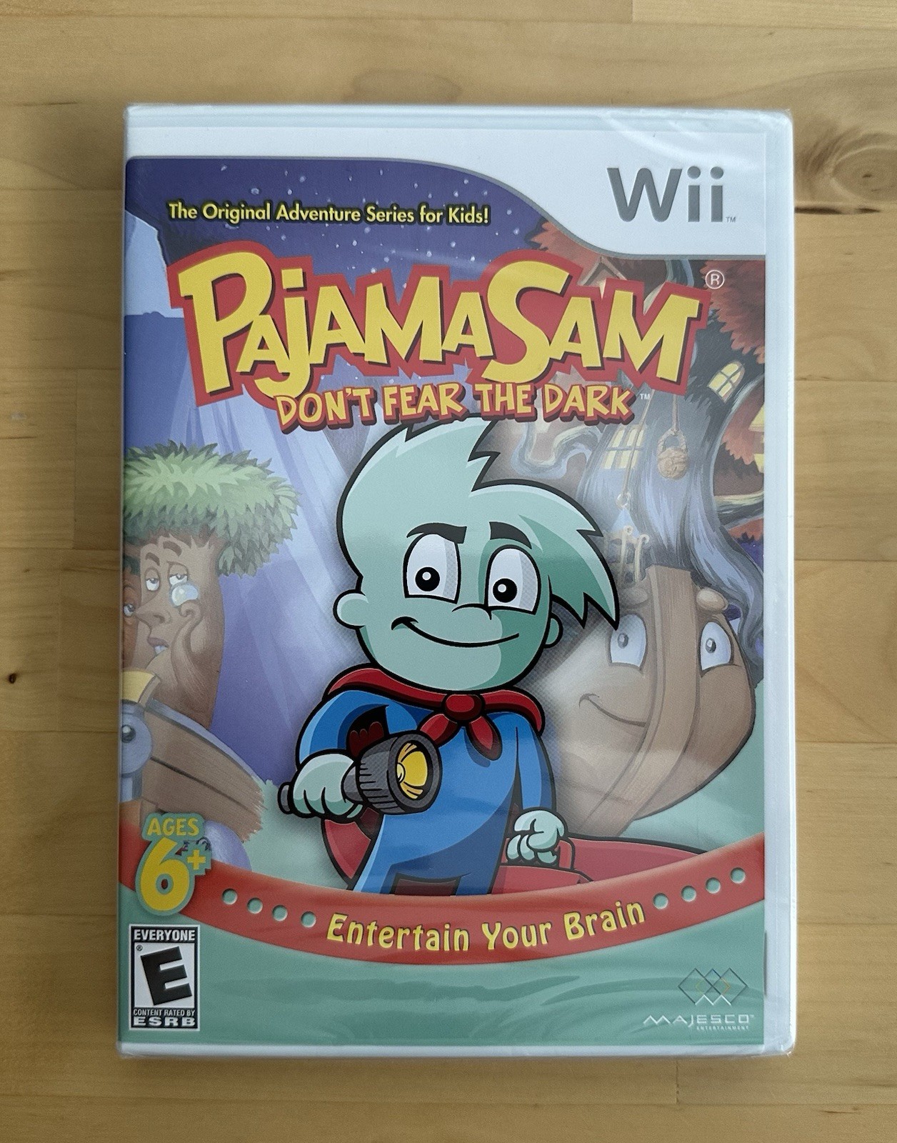 Pajama Sam: Don\'t Fear the Dark - Brand New & Fully Sealed - Rare Wii Kids Game