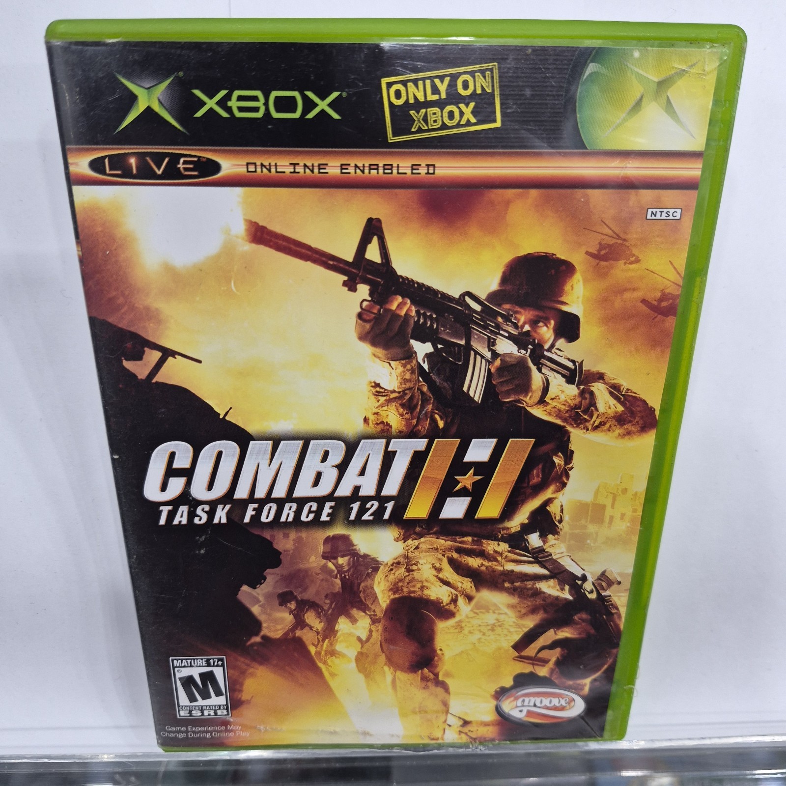 Combat Task Force 121 (Microsoft Xbox, 2005) With Manual 
