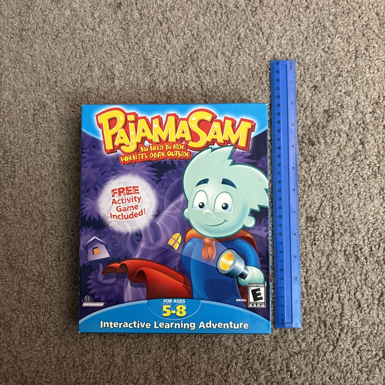 Pajama Sam No Need To Hide When It's Dark Outside CD-ROM New Sealed Big Box