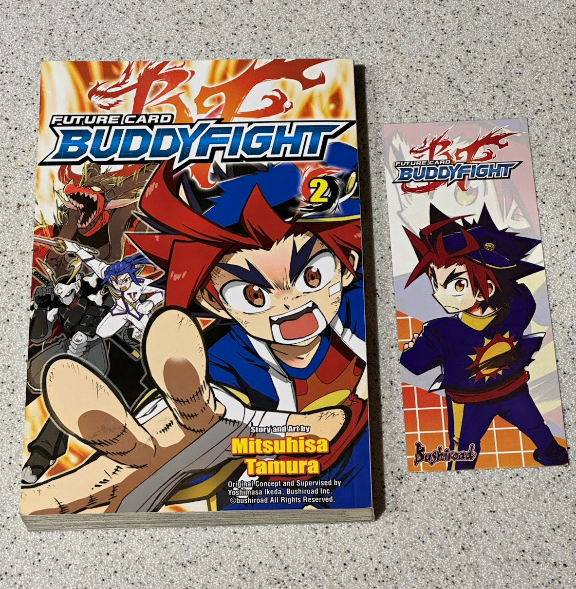 Future Card Buddyfight Manga Vol 2 Shogakukan Asia English Rare OOP w/ Bookmark