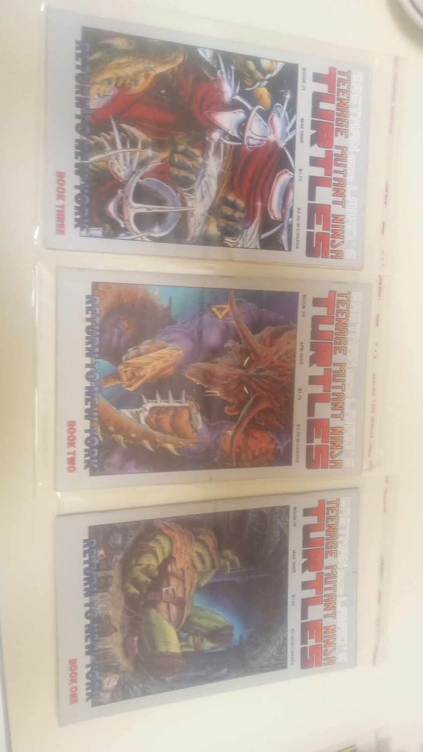 1st print teenage mutant ninja turtle comic books lot