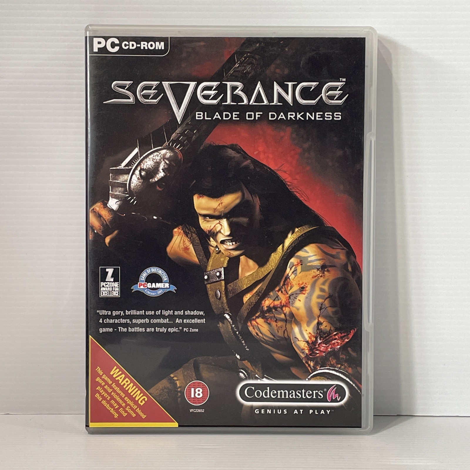 Severance Blade Of Darkness PC Game CD-ROM Codemasters Vintage 2001 Rare OOP PAL
