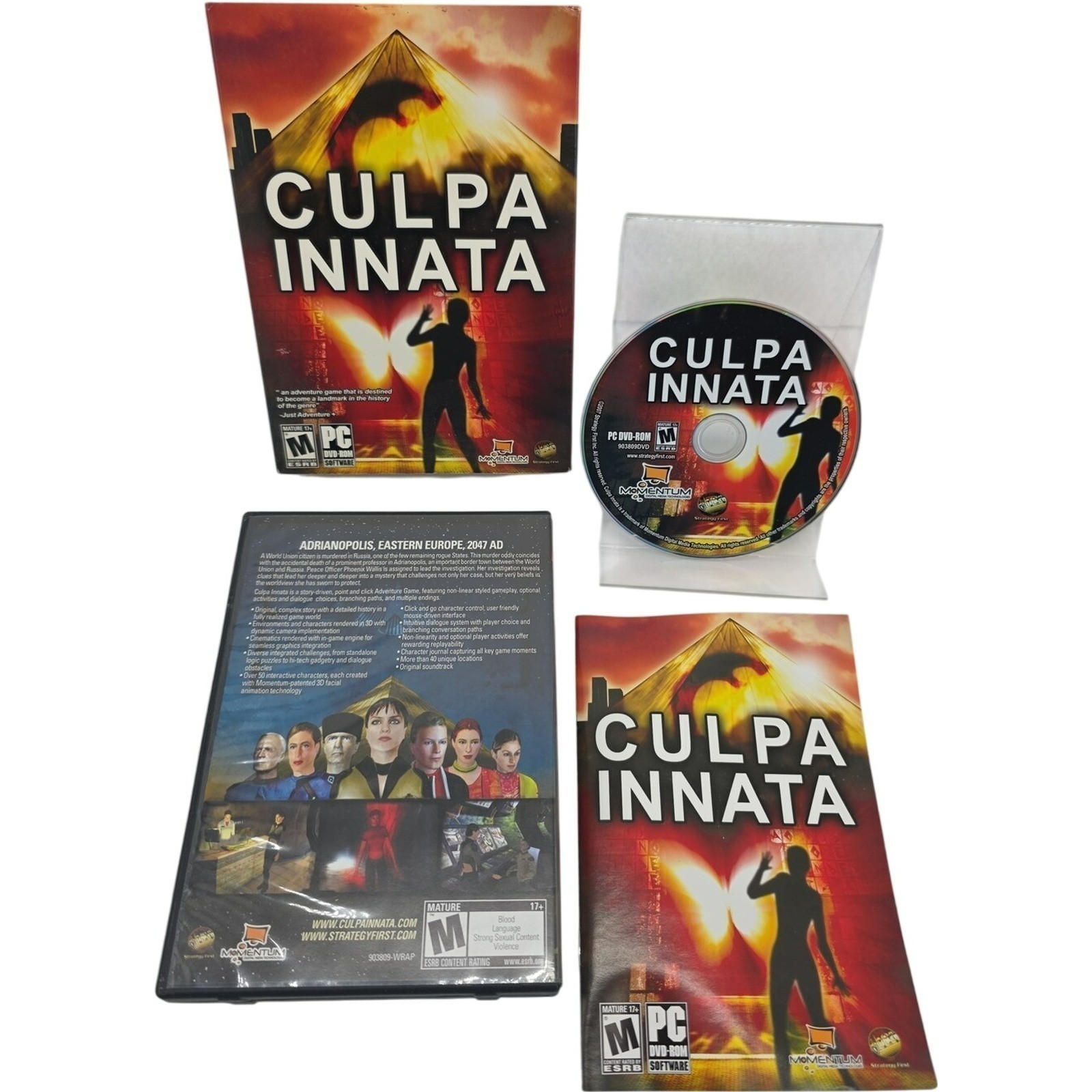 Culpa Innata PC DVD-Rom 2007 Windows Complete Tested and Working