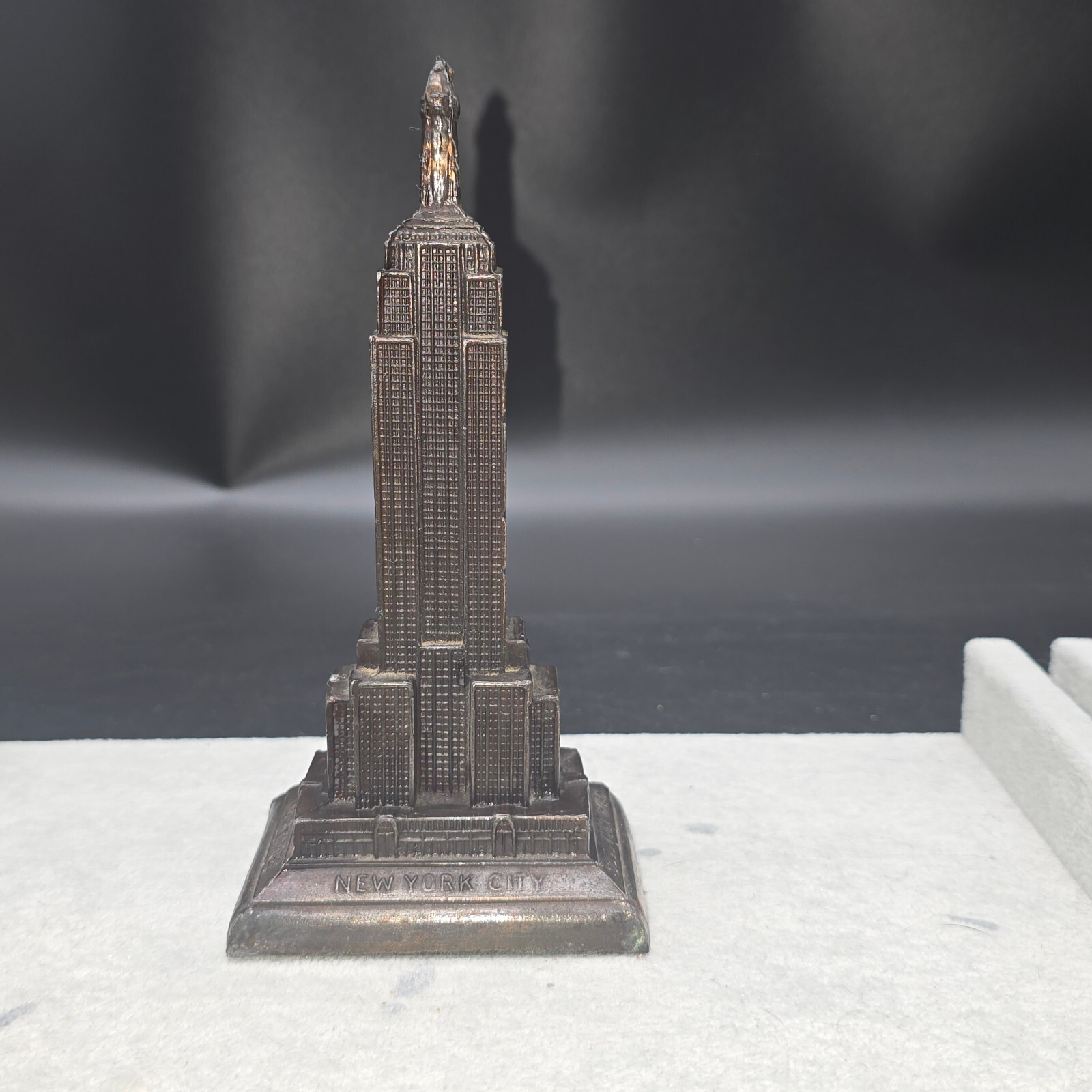 Vintage Empire State Building Metal Souvenir Statue 6\