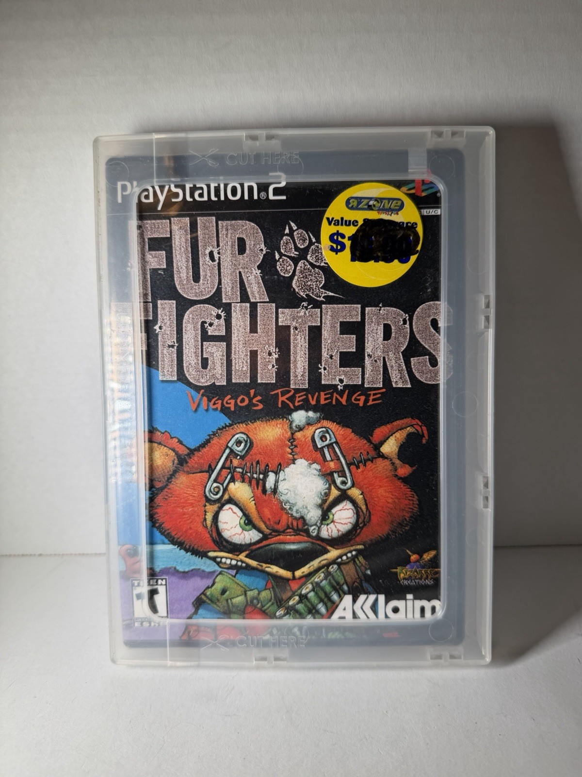 Fur Fighters: Viggo's Revenge Sony PlayStation 2 Sealed Security Seal
