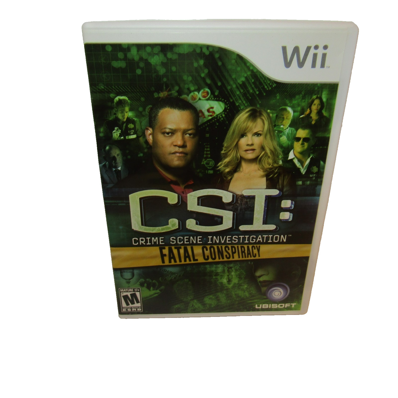 CSI Crime Scene Investigation Fatal Conspiracy Nintendo Wii Game w Manual Tested