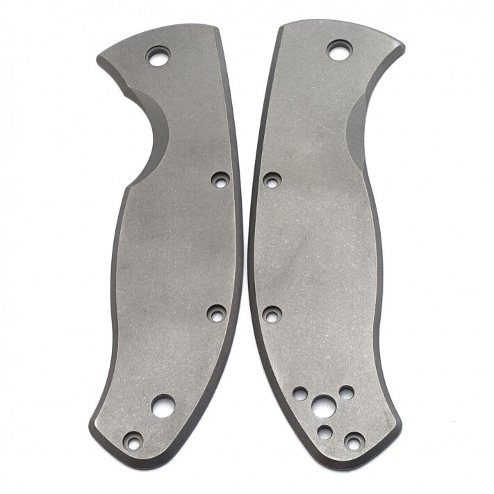 Flytanium Tenacious Grade 5 Titanium Construction Scales Made To Fit Spyderco