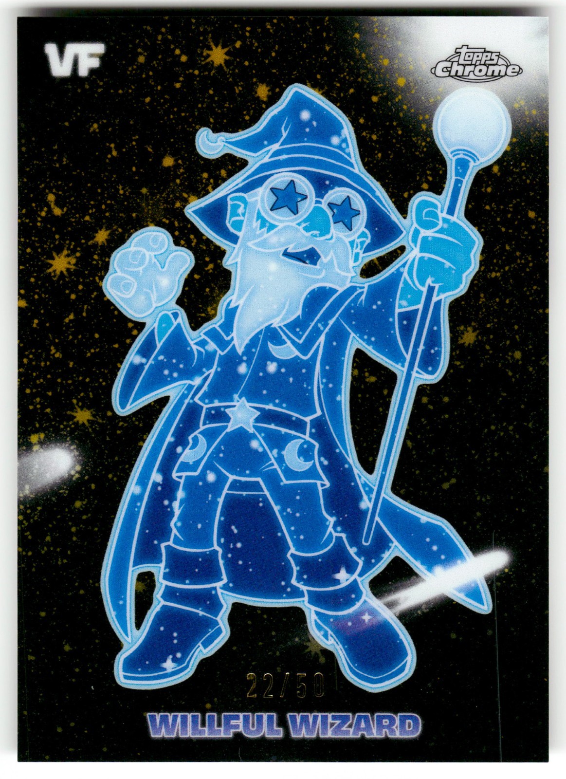 Willful Wizard Stellar Haze #22/50 2026 Topps Chrome VeeFriends