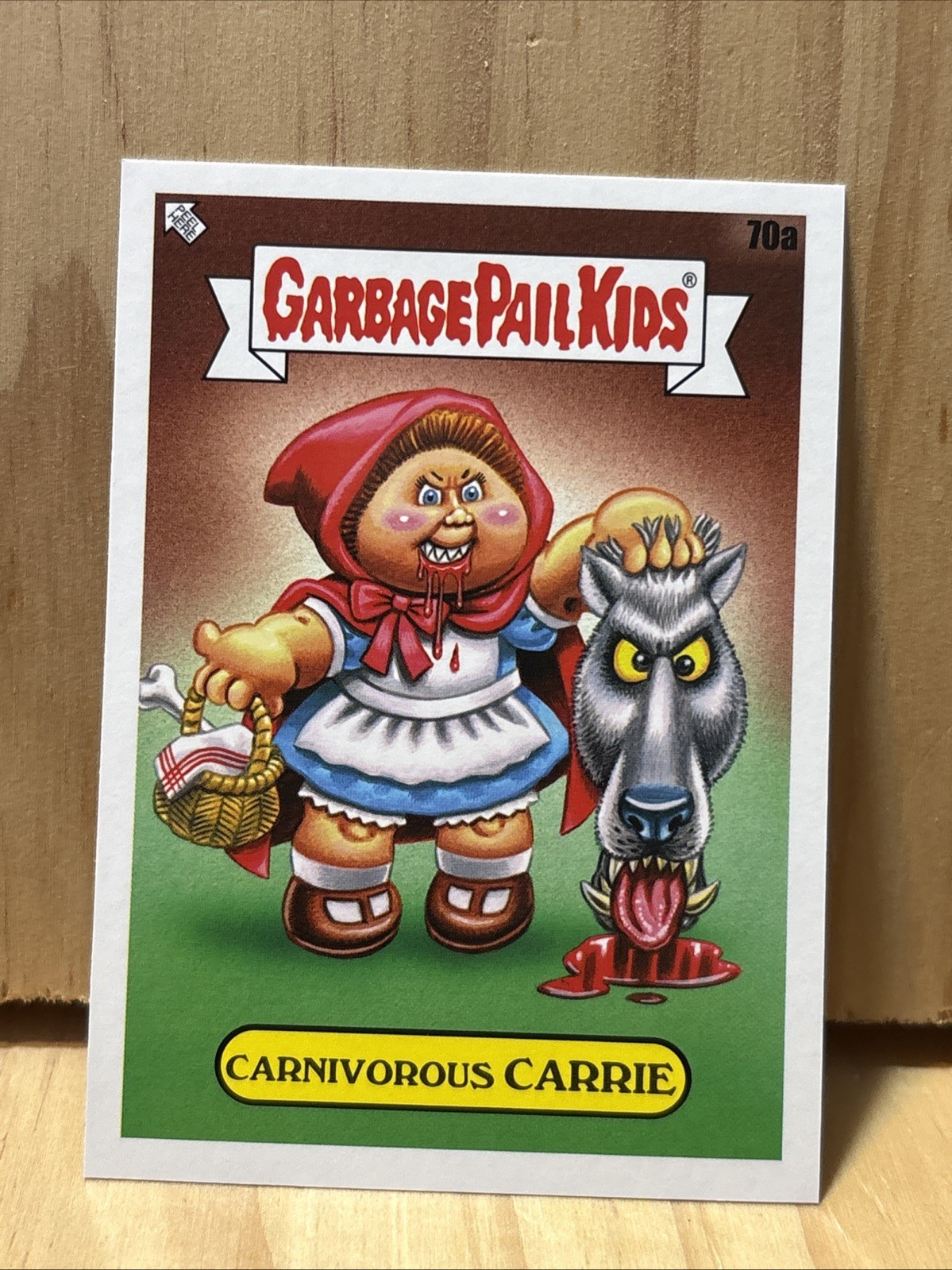 2022 GPK BOOK WORMS: #70a CARNIVOROUS CARRIE . 22GPK