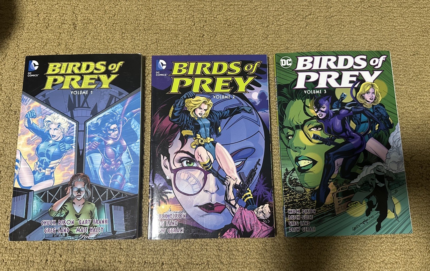 Birds of Prey by Chuck Dixon Vol 1 2 3 Deluxe TPB RARE OOP Set Lot Omnibus
