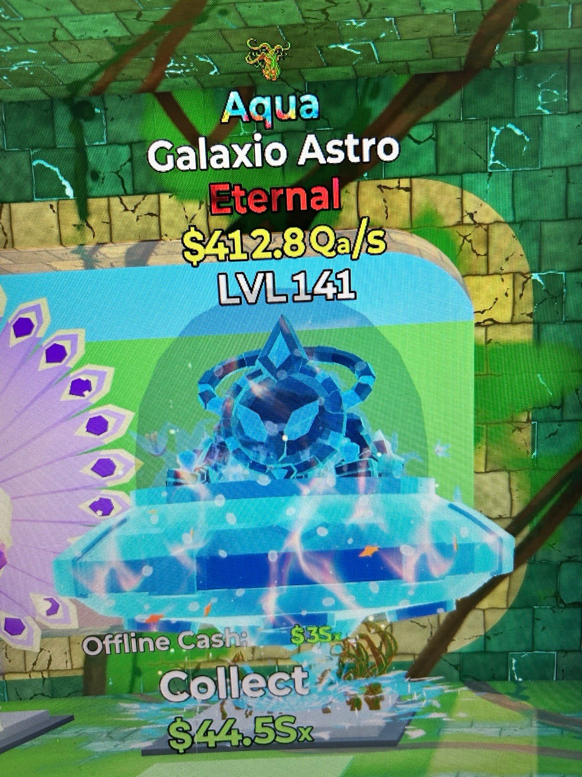 Steal the Brainrot Galaxio Astro Aqua Eternal