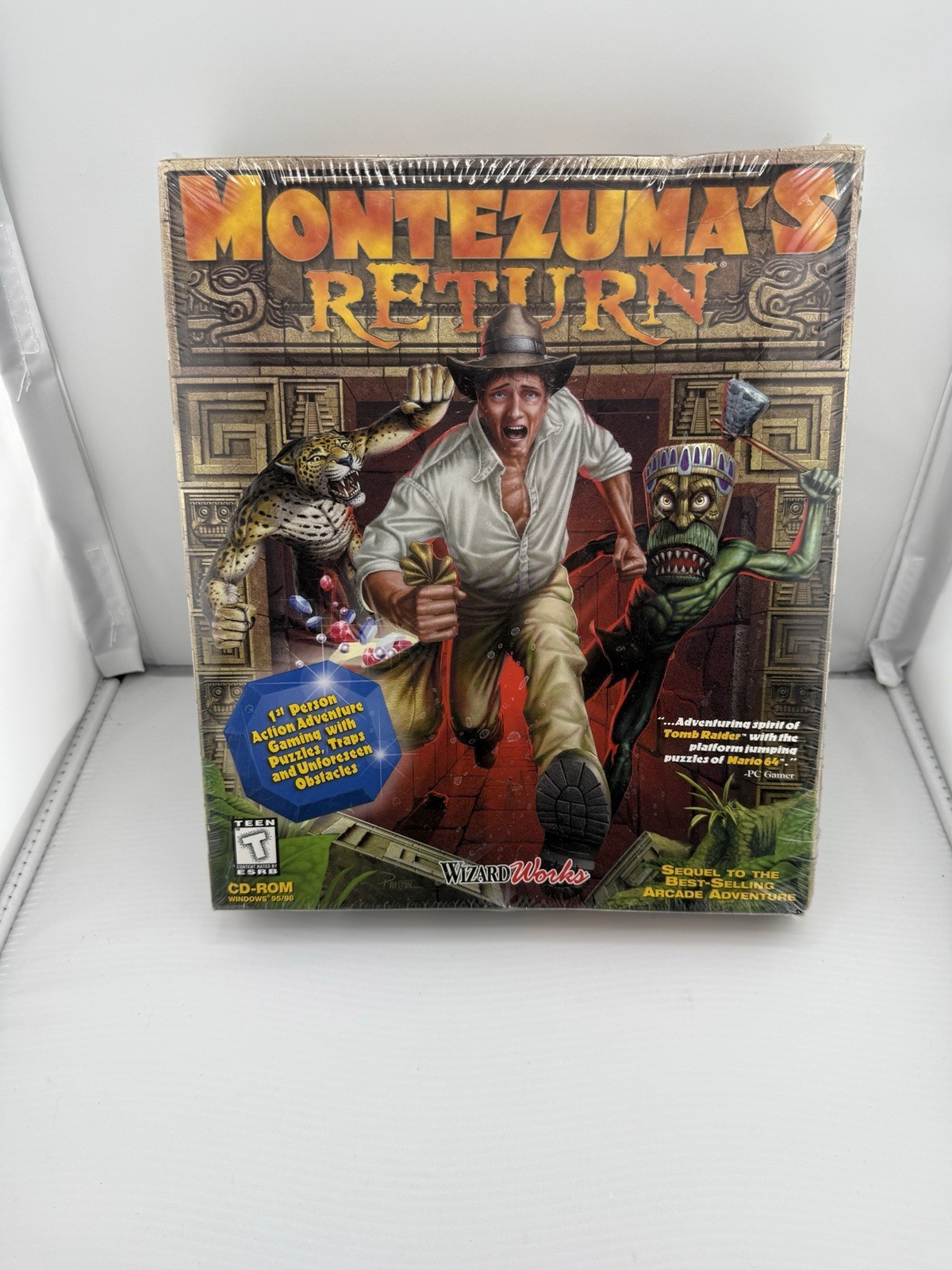 Montezuma's Return PC Big Box Game 1998 Windows 95 98 Factory Sealed New