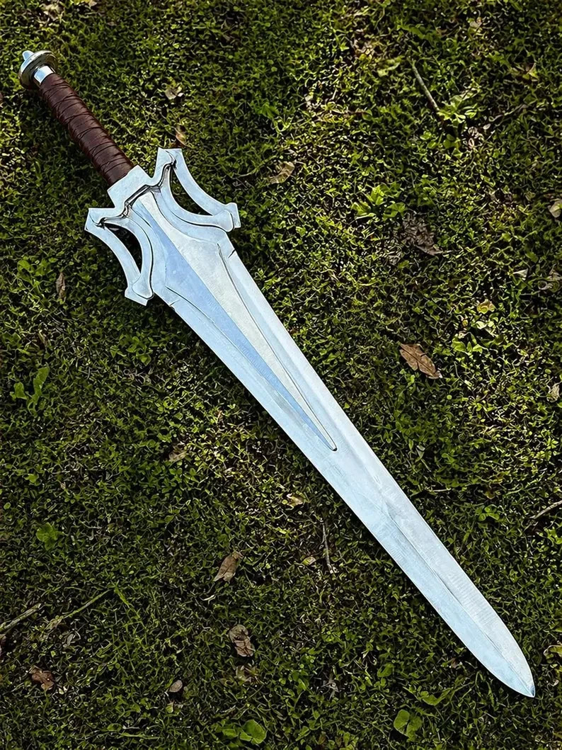 Handmade functional He-Man power sword master of universe movie steel blade
