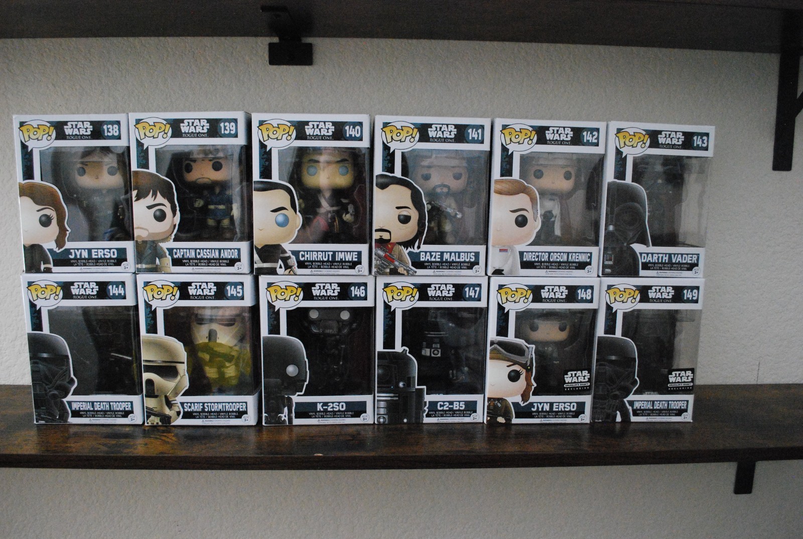 Funko POP Star Wars Rogue One Wave 1 (Complete Set)