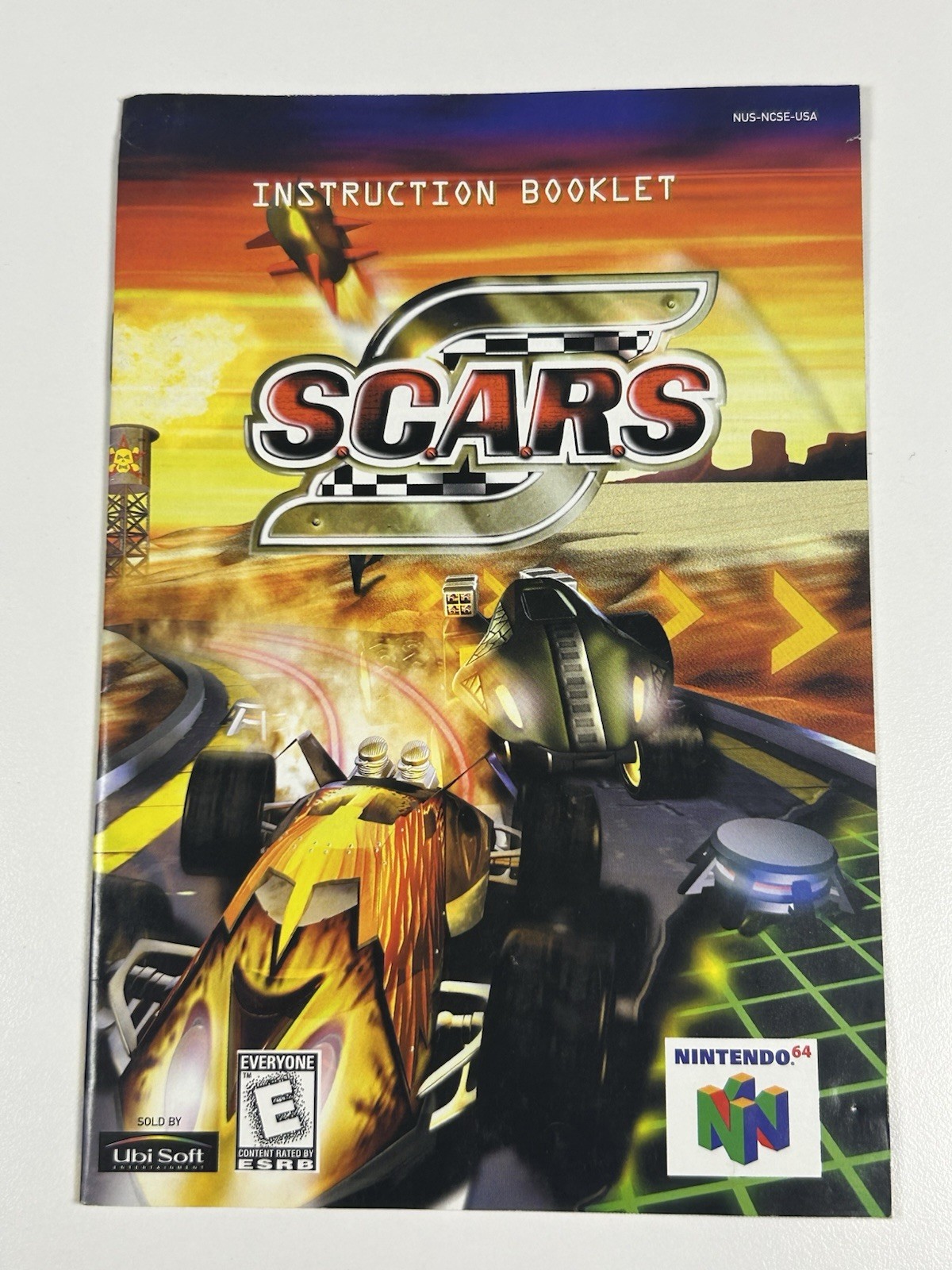 S.C.A.R.S (SCARS) - Nintendo 64 N64 Video Game Instruction Booklet Manual ONLY