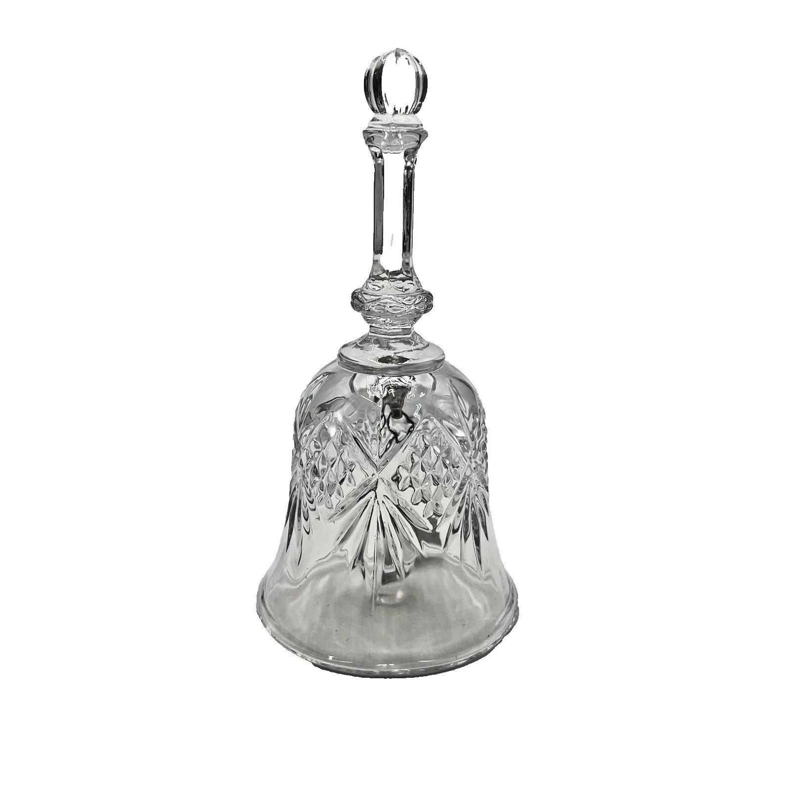 Godinger Dublin Crystal Bell Wedding Shower Gift Keepsake Collectable 5.5 in NIB