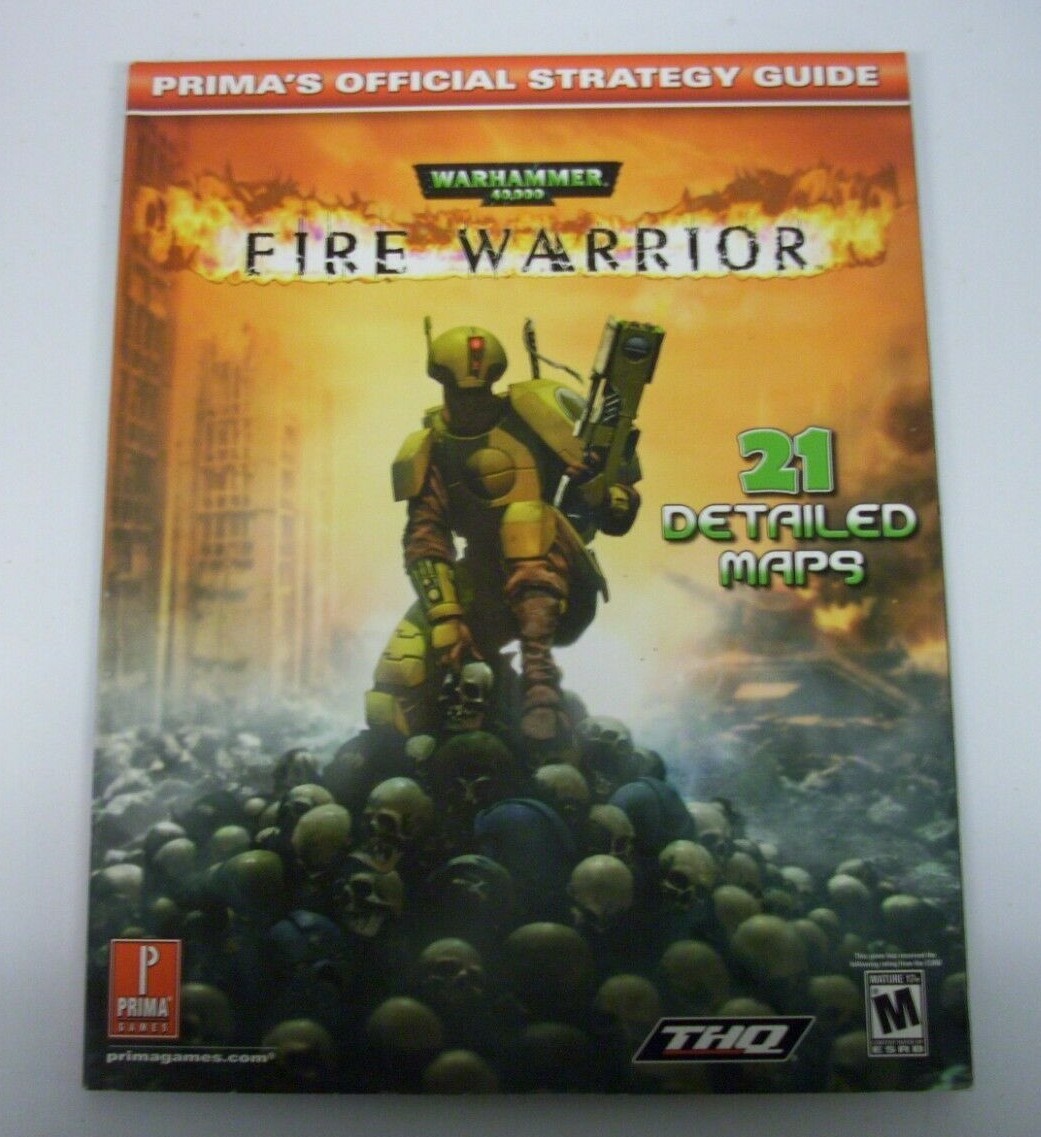 Warhammer 40k Fire Warrior Prima Official Strategy Guide PS2 PC THQ - new