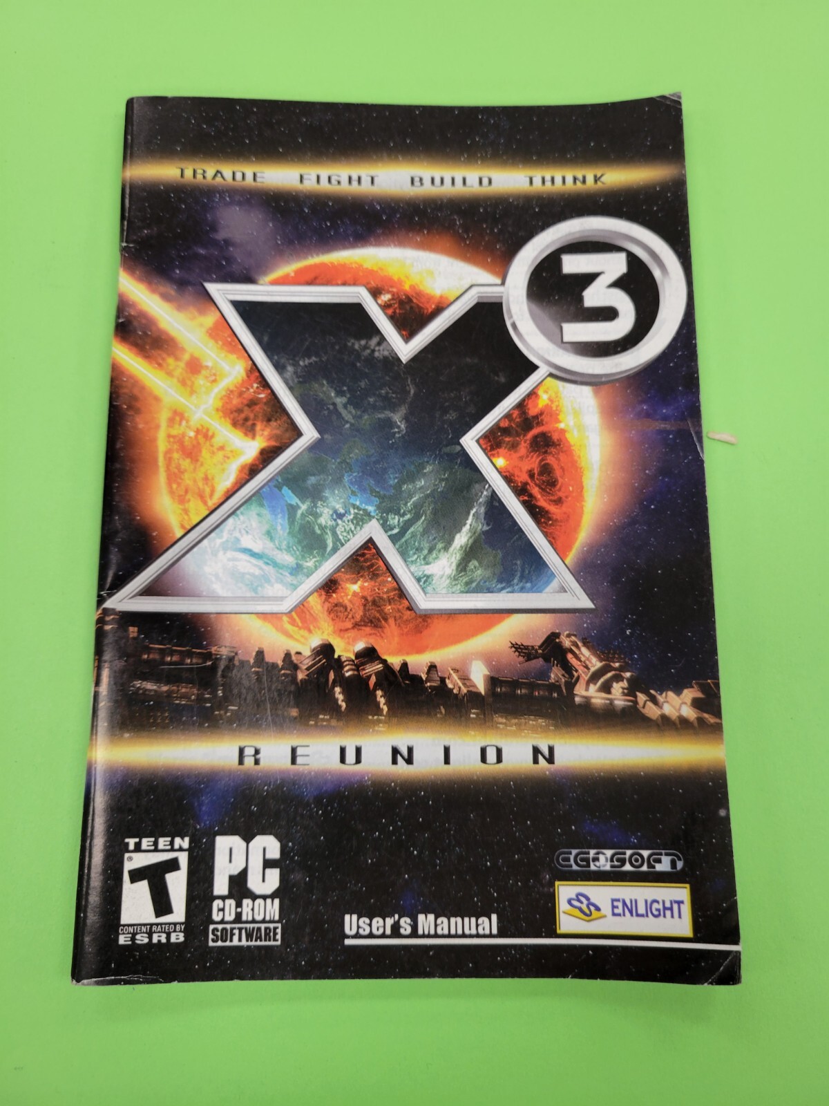 X3: Reunion(2005) - PC/CD-ROM - single-player Manual Only