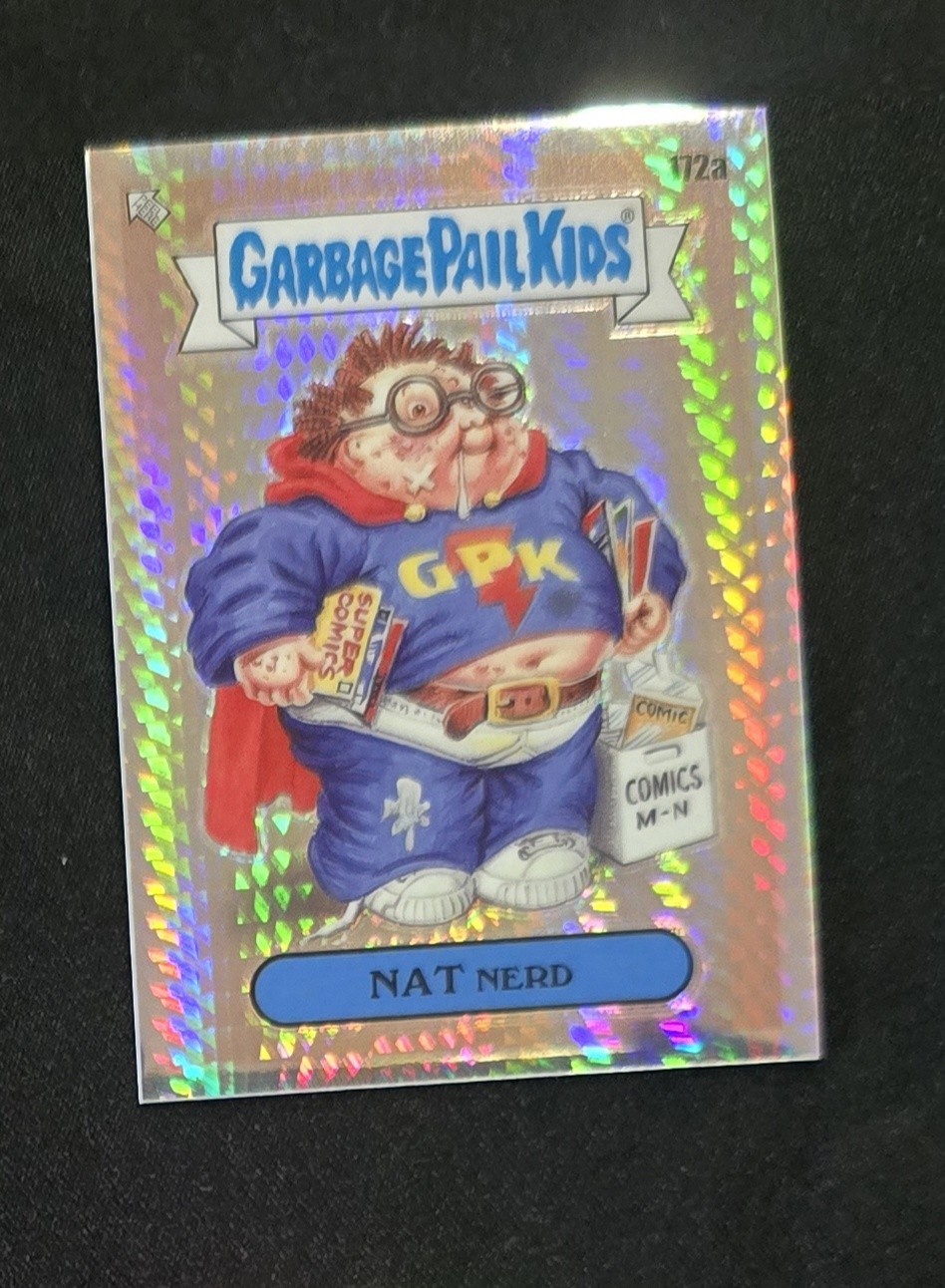 2022 Topps Chrome GPK OS5 Nat Nerd 172a Aqua Prism Refractor /199
