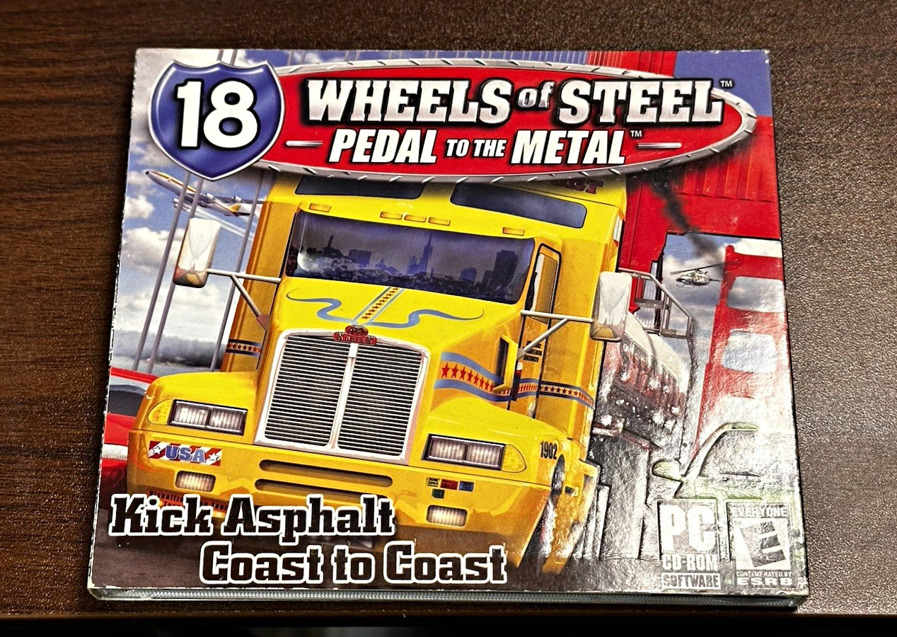 ValuSoft 18 Wheels of Steel: Pedal to the Metal PC 2004 Manual Included