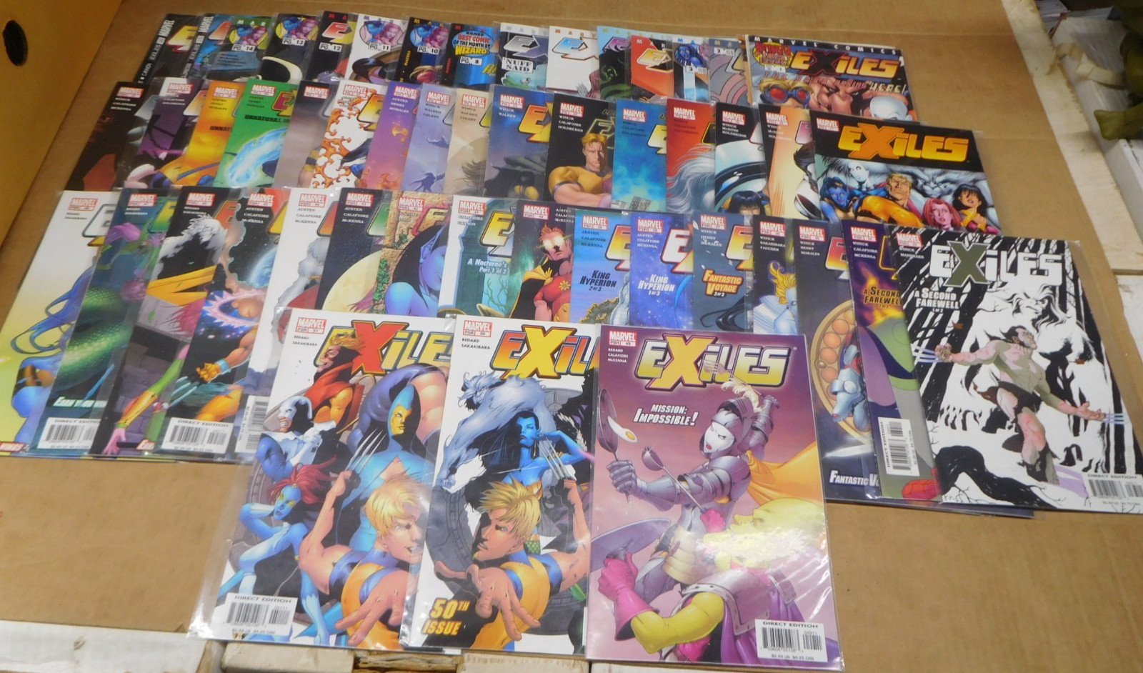EXILES #1-51 Marvel Comics Run Lot Set 2001 McKone Winick
