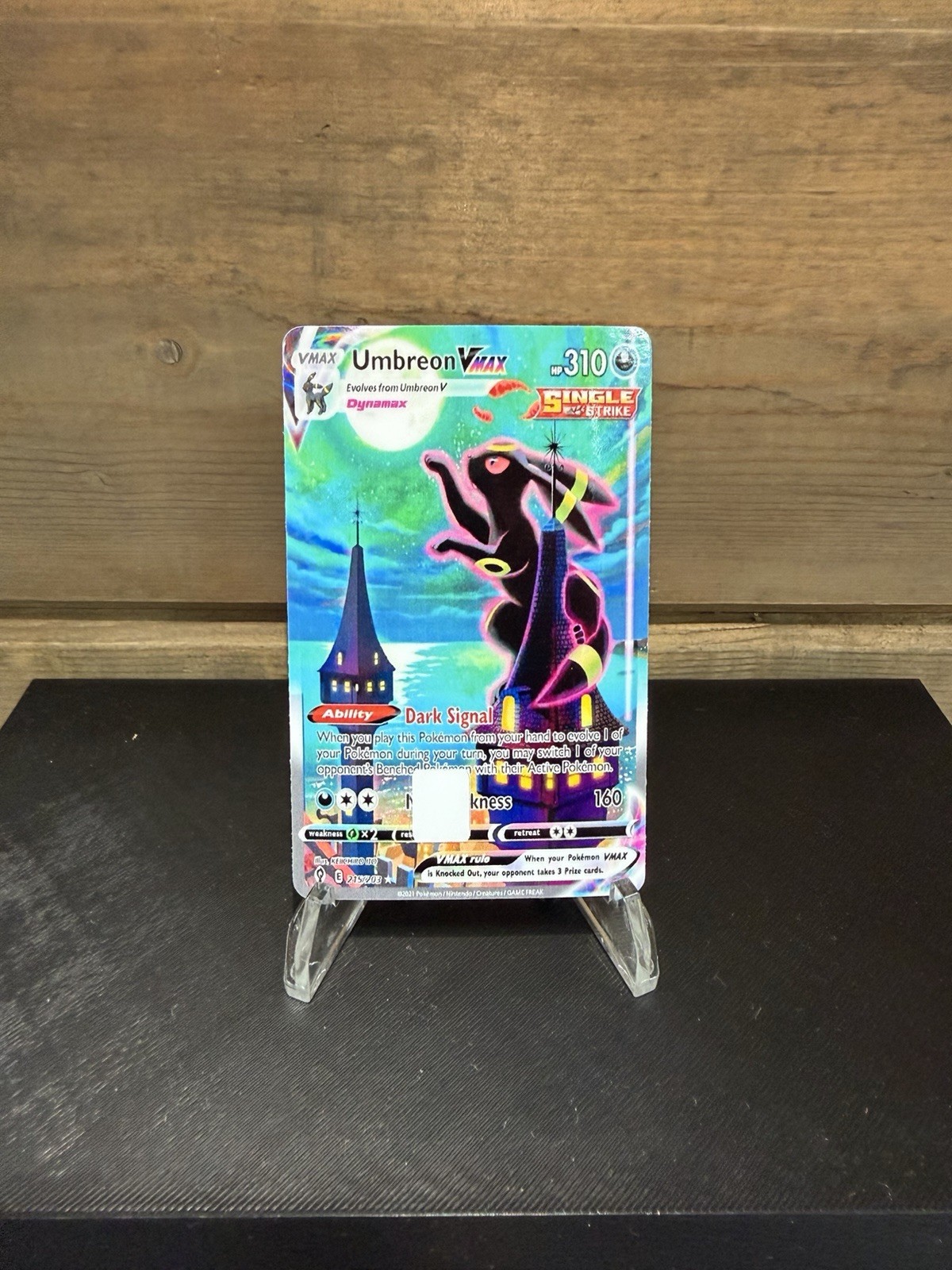 Umbreon Vmax Moonbreon Debit Card Skin