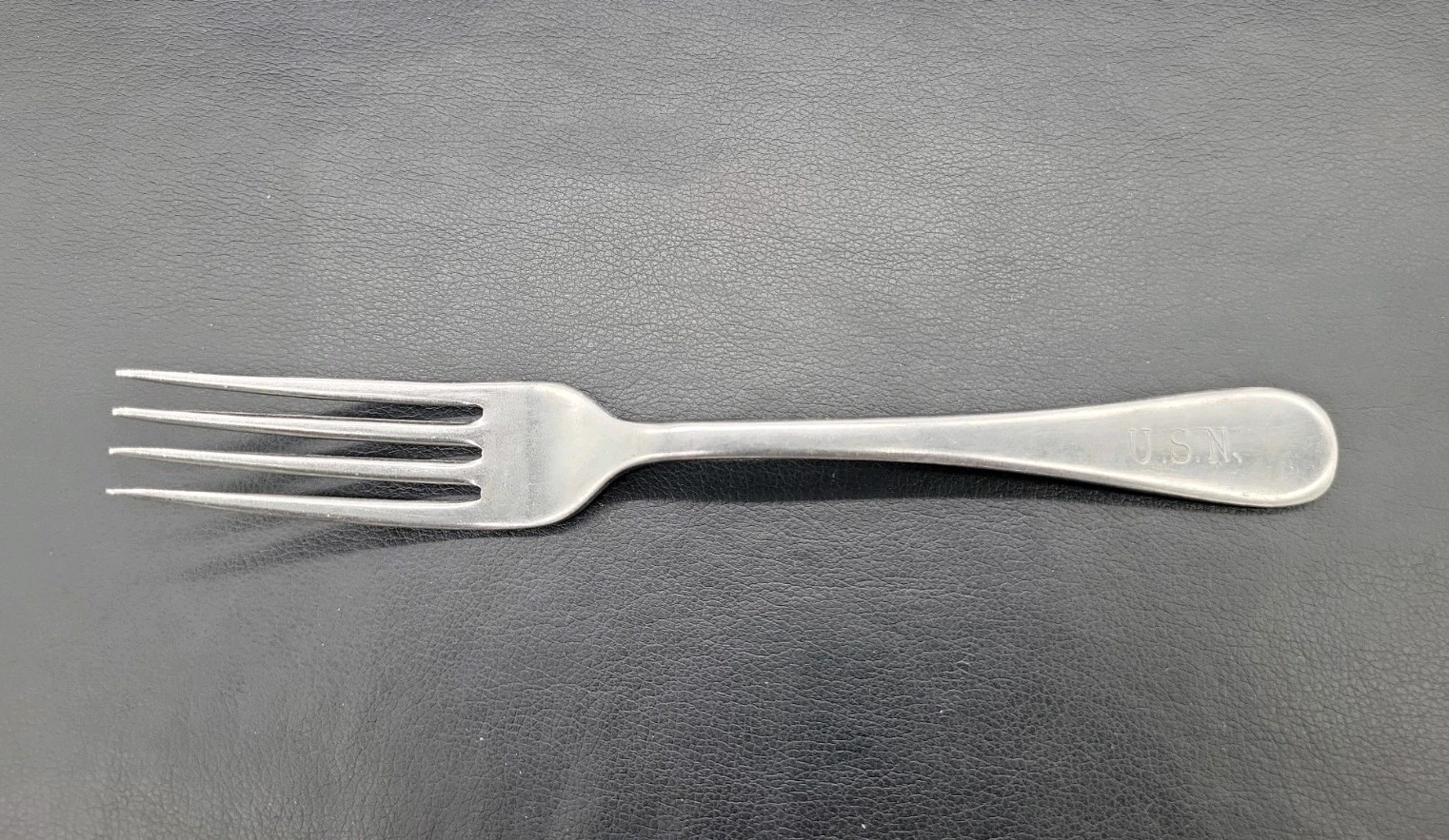 USN US Navy Stamped Fork Utensil Flatware Single Reed and Barton Military