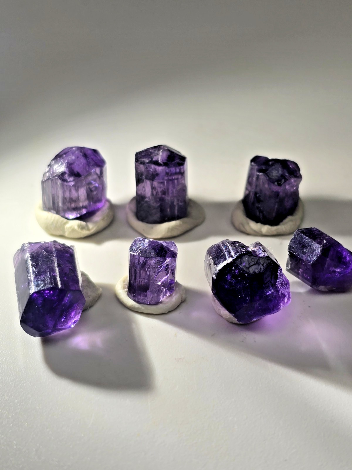 Terminated Natural Purple Scapolite Parcel Top Quality X62