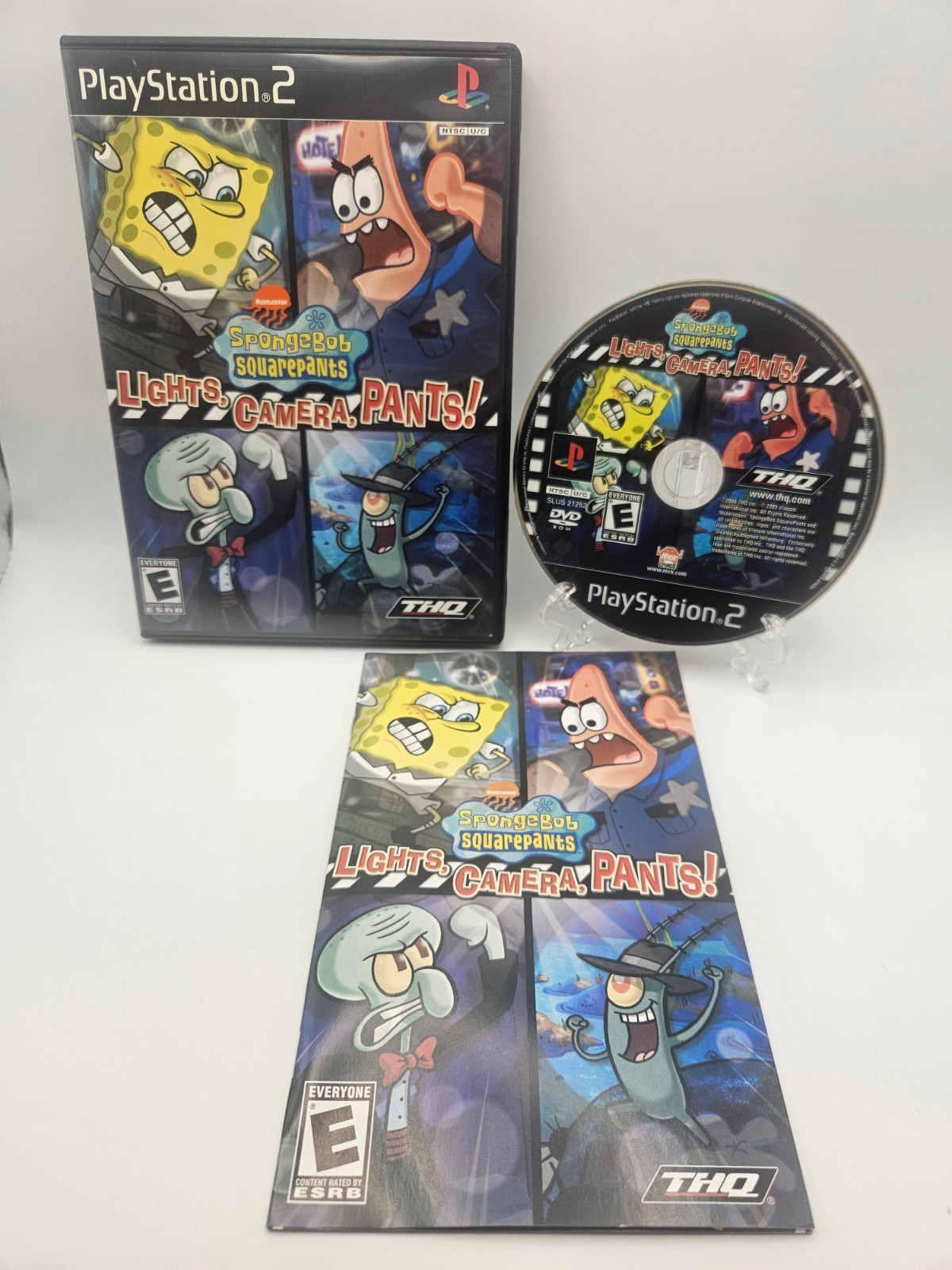 SpongeBob SquarePants: Lights, Camera, Pants Playstation 2  Complete CIB Tested