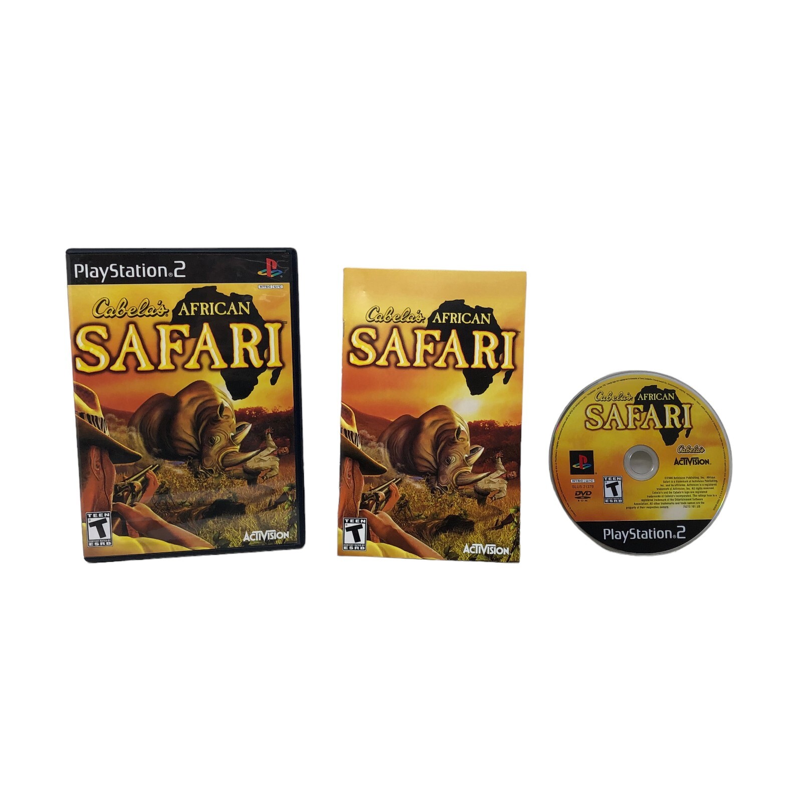 Cabela\'s African Safari (PlayStation 2, 2006) Complete w/ Manual
