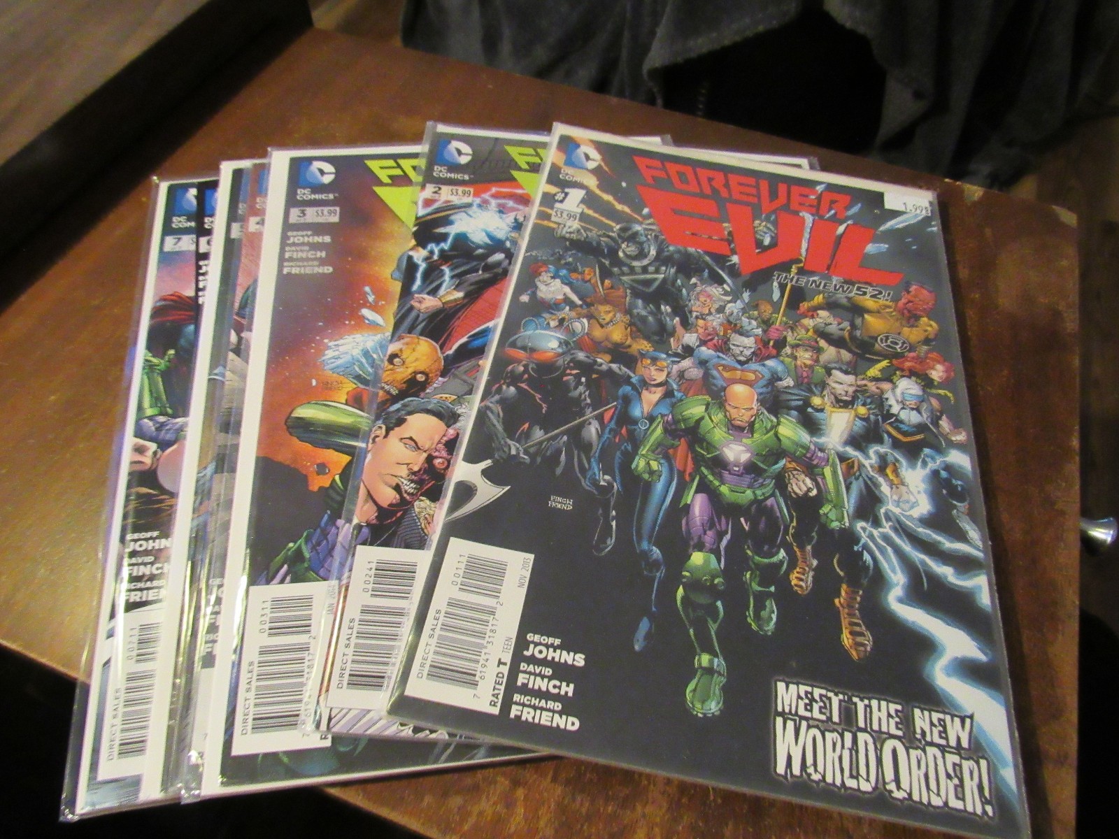 Forever Evil #1 2 3 4 5 6 7 DC Comic Book Set 1-7 Complete EPIC EVENT New 52