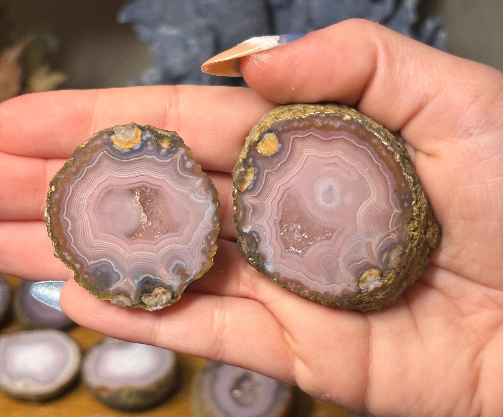 Zhanguo Agate Pair