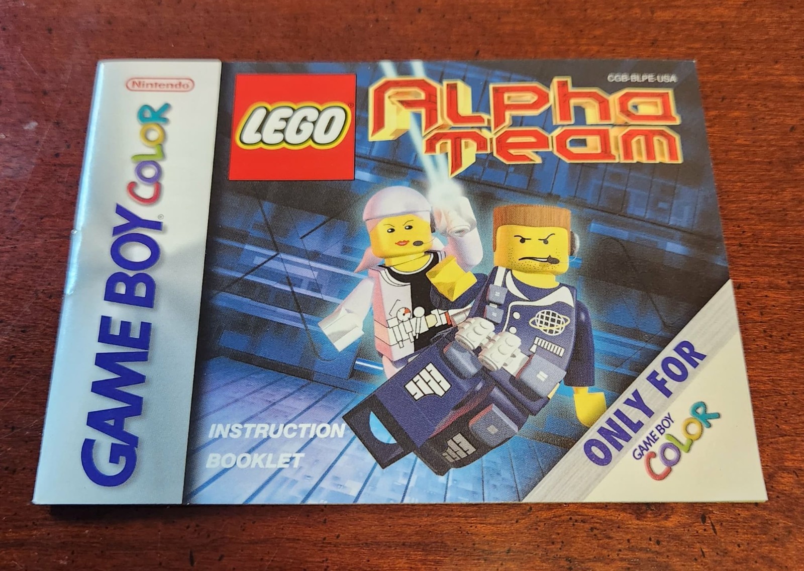 Game Boy Color Instruction Booklet - LEGO Alpha team