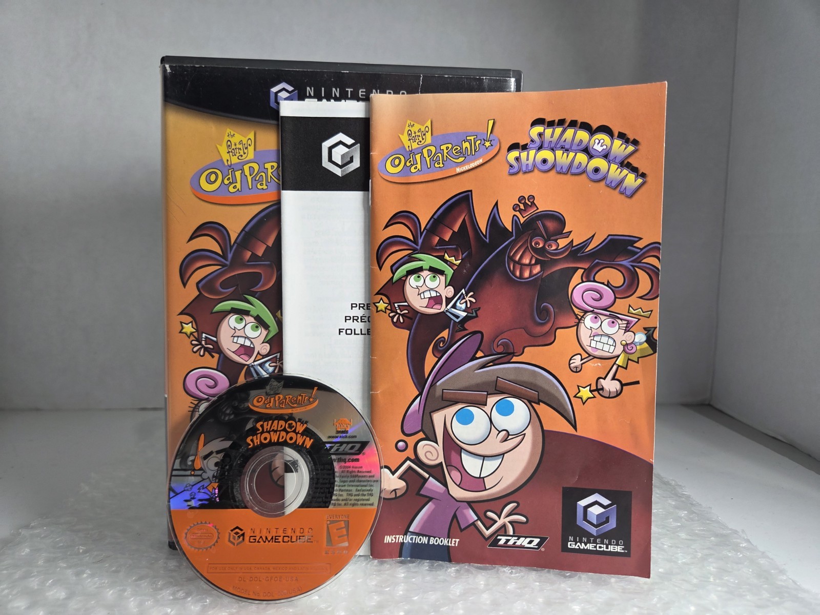 Fairly Oddparents Shadow Showdown Nintendo GameCube Wii Complete Box CIB Tested