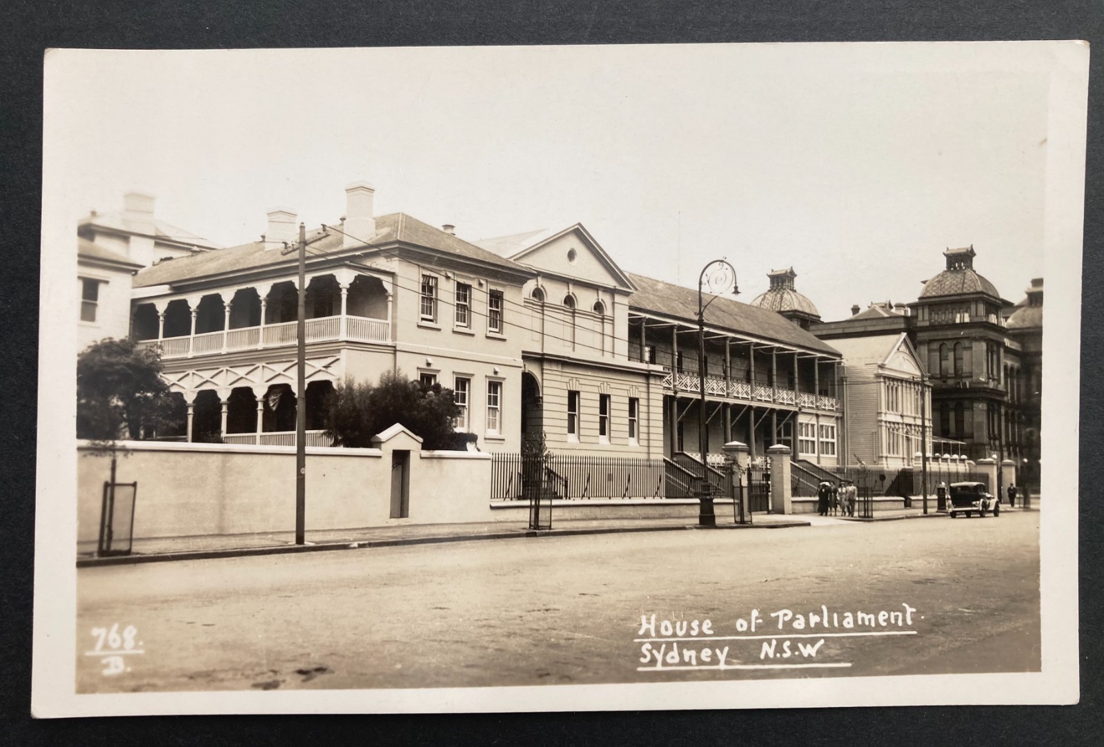 NSW POSTCARD Parliament House, Sydney - early 1900s