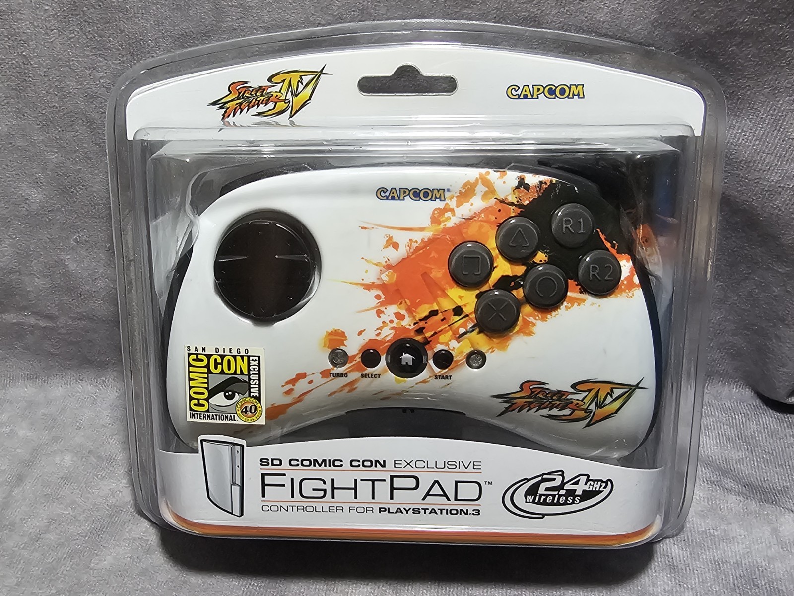 SD Comic Con Street Fighter IV Fight Pad Madcatz PlayStation 3 PS3 Controller
