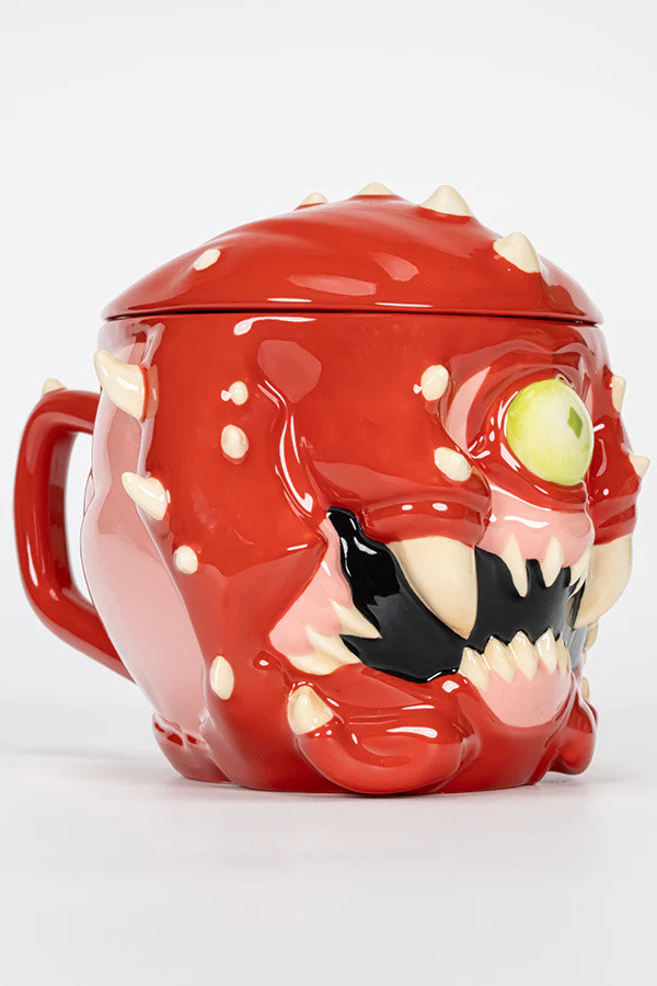 Bethesda Store DOOM Cacodemon Ceramic Mug with Lid