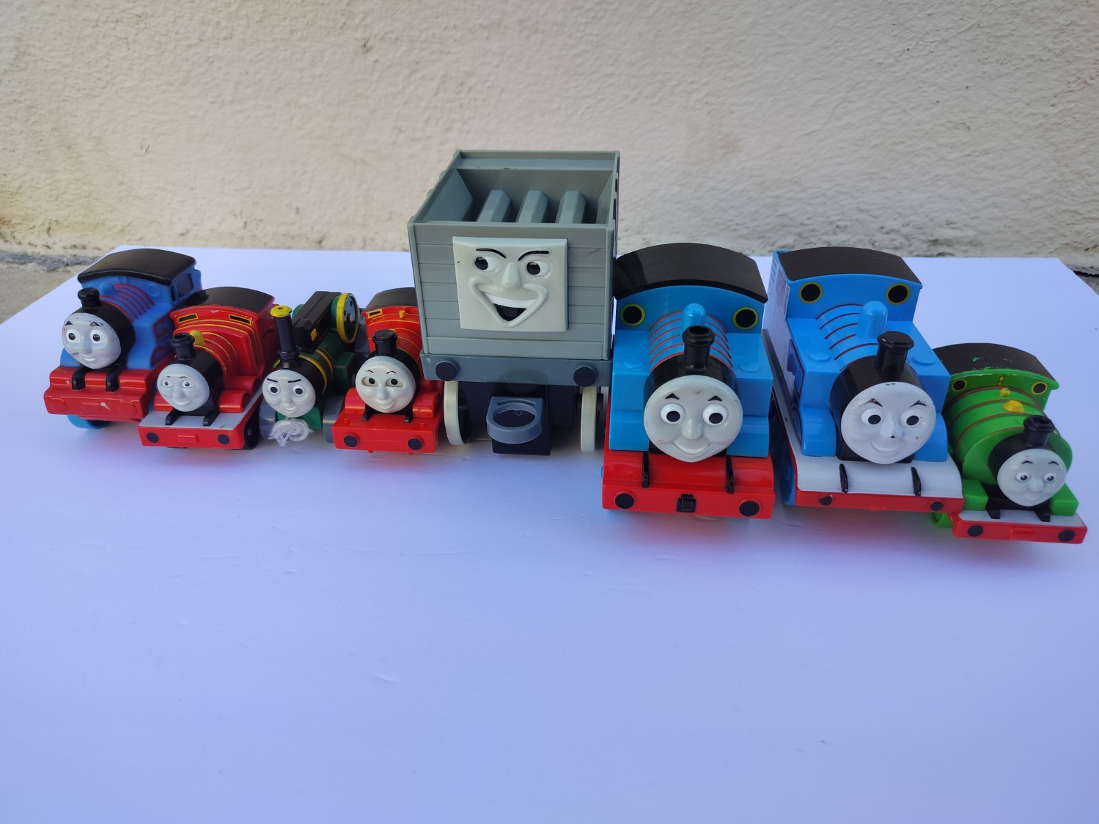 Thomas And Friends Set Of 8  Chunky. James. Percy. Tank And Tomy