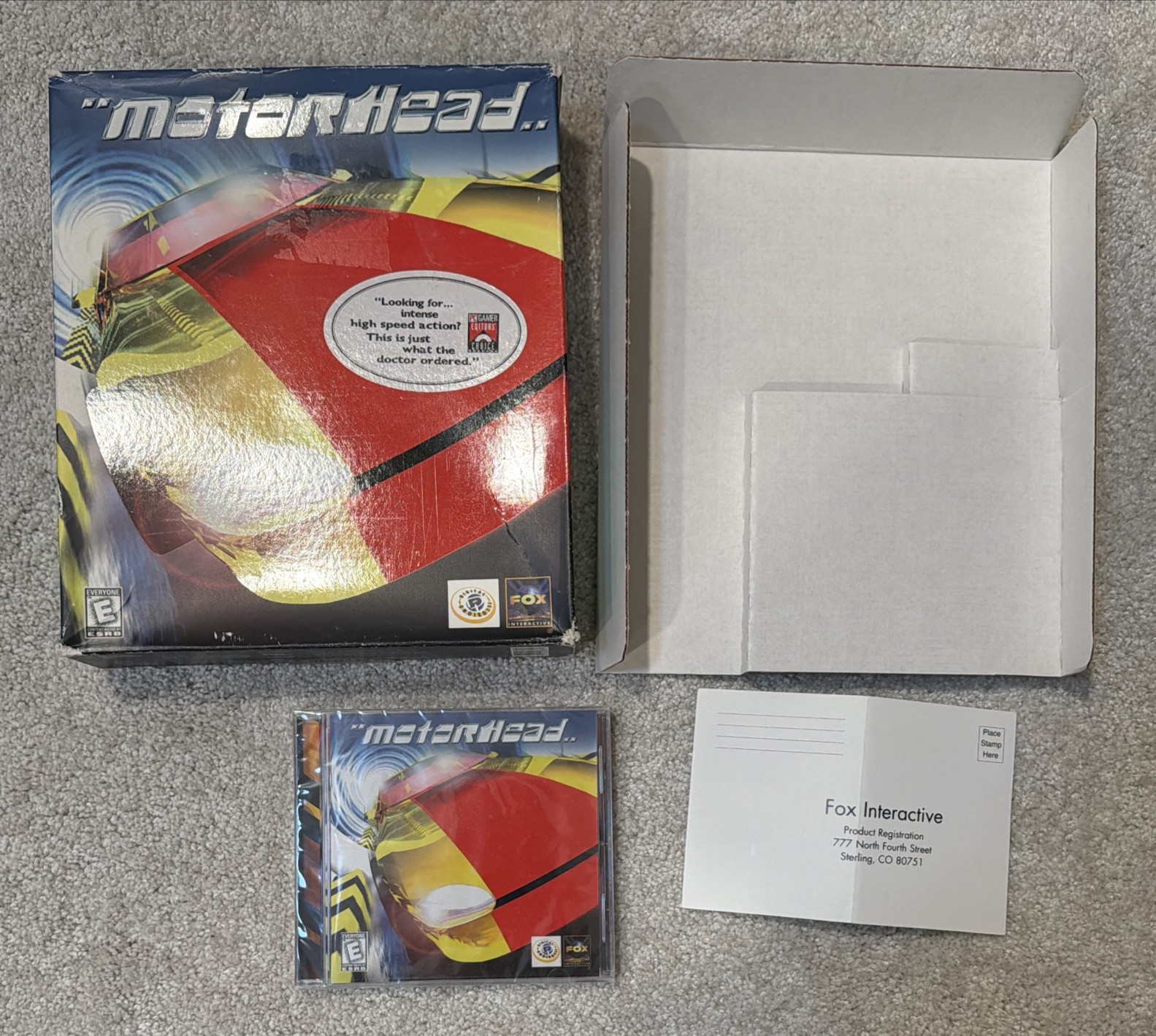 Motorhead PC Windows Big Box NEW / Sealed Jewel Case-  1998 Vintage Game RARE